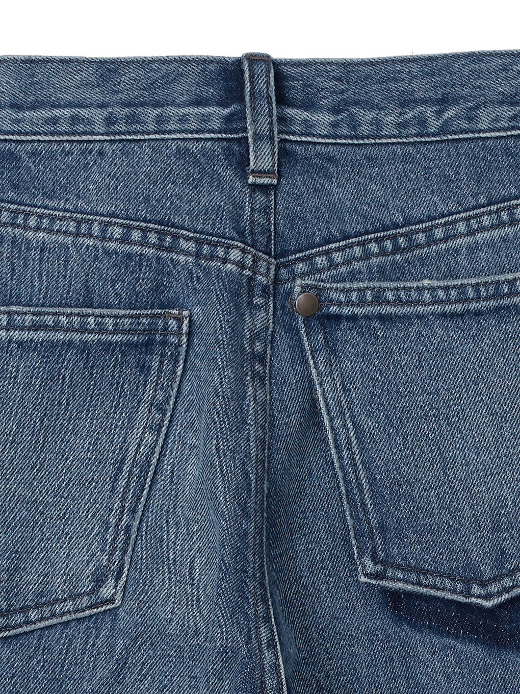 WIDE STRAIGHT DENIM PANTS