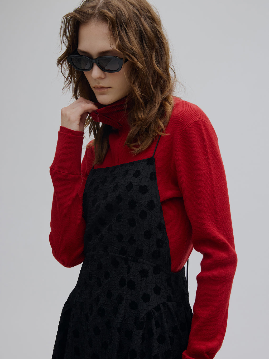 BEST TOUCH HALF ZIP KNIT TOP
