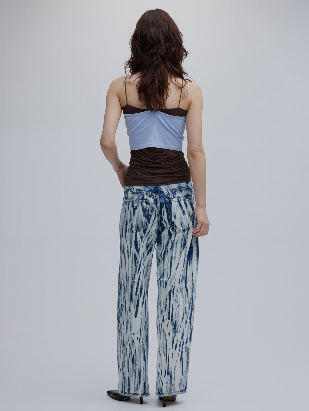 HAND BLEACH LOOSE DENIM