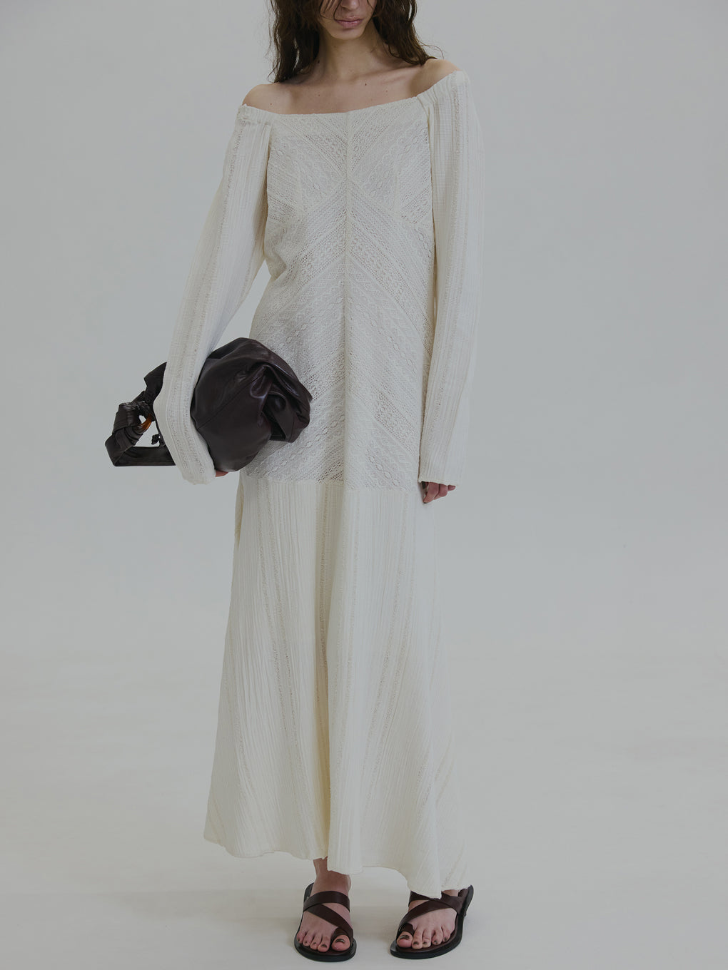 2WAY CRAFT MIX LACE DRESS