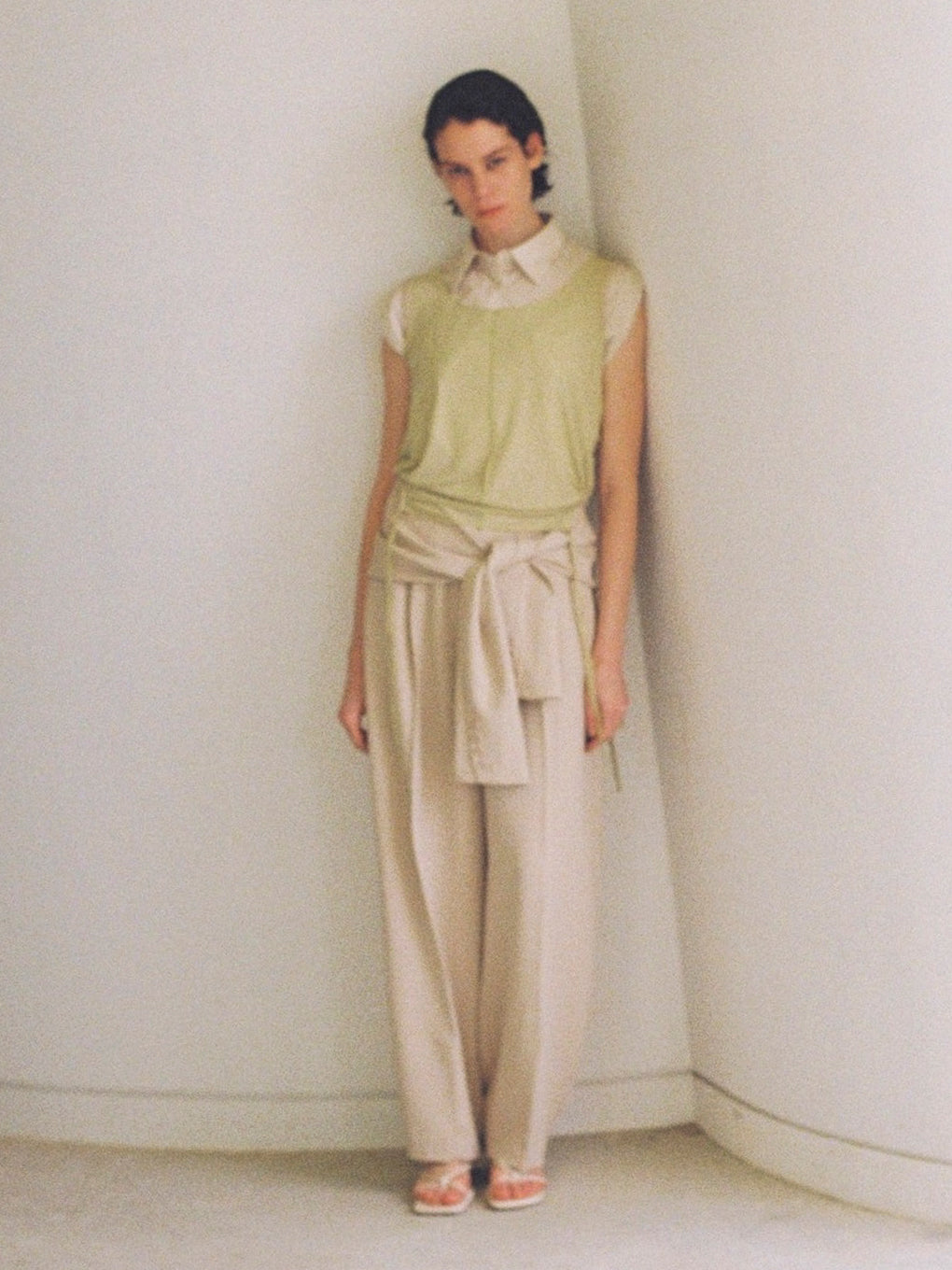 MEDI FAKE SLEEVE SUSPENDER PANTS