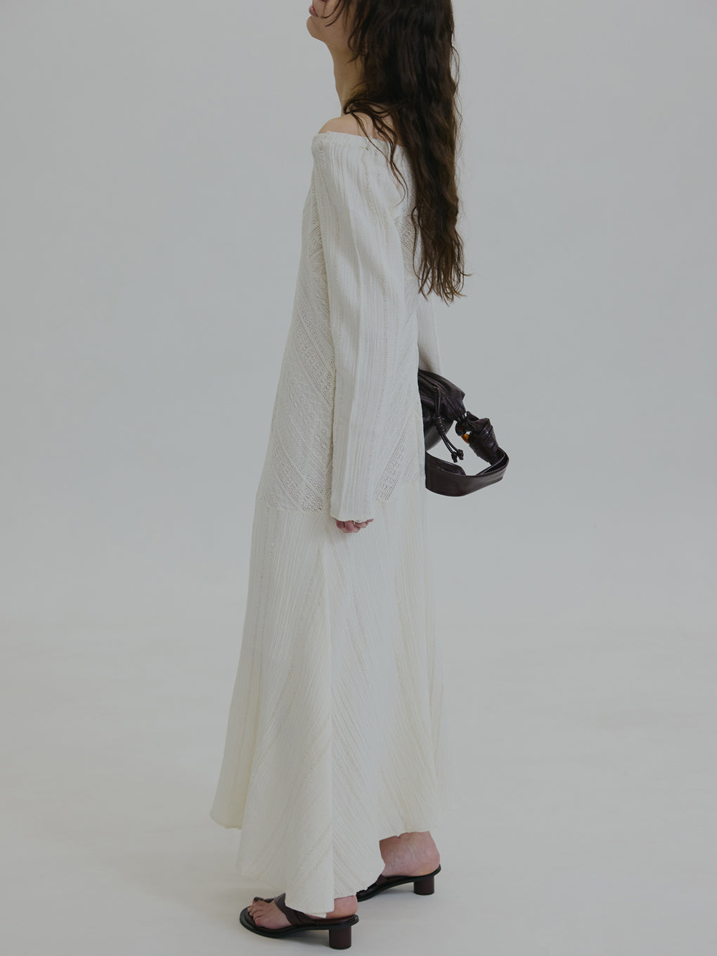 2WAY CRAFT MIX LACE DRESS