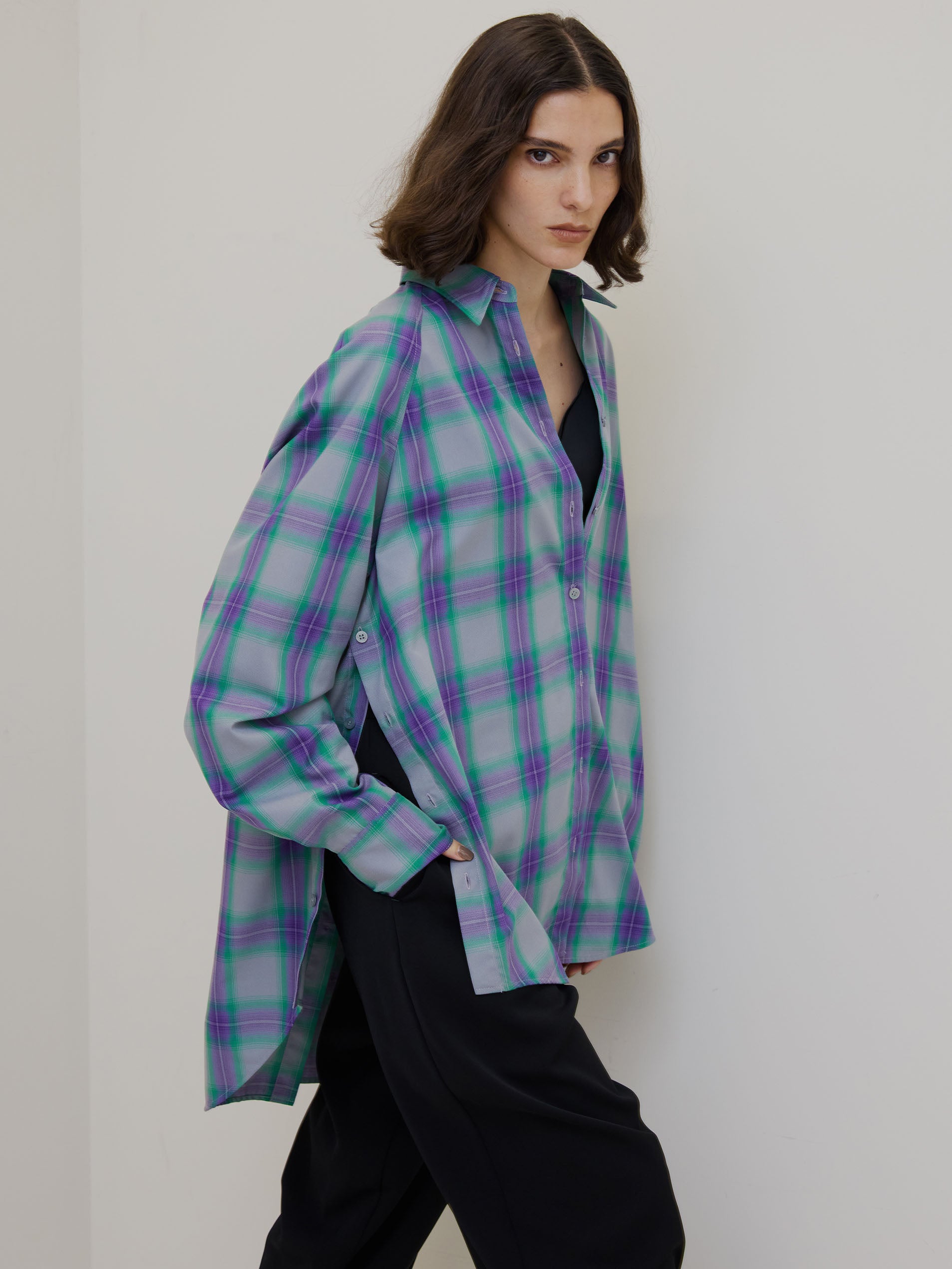 OMBRE CHECK VARIATION SHIRT