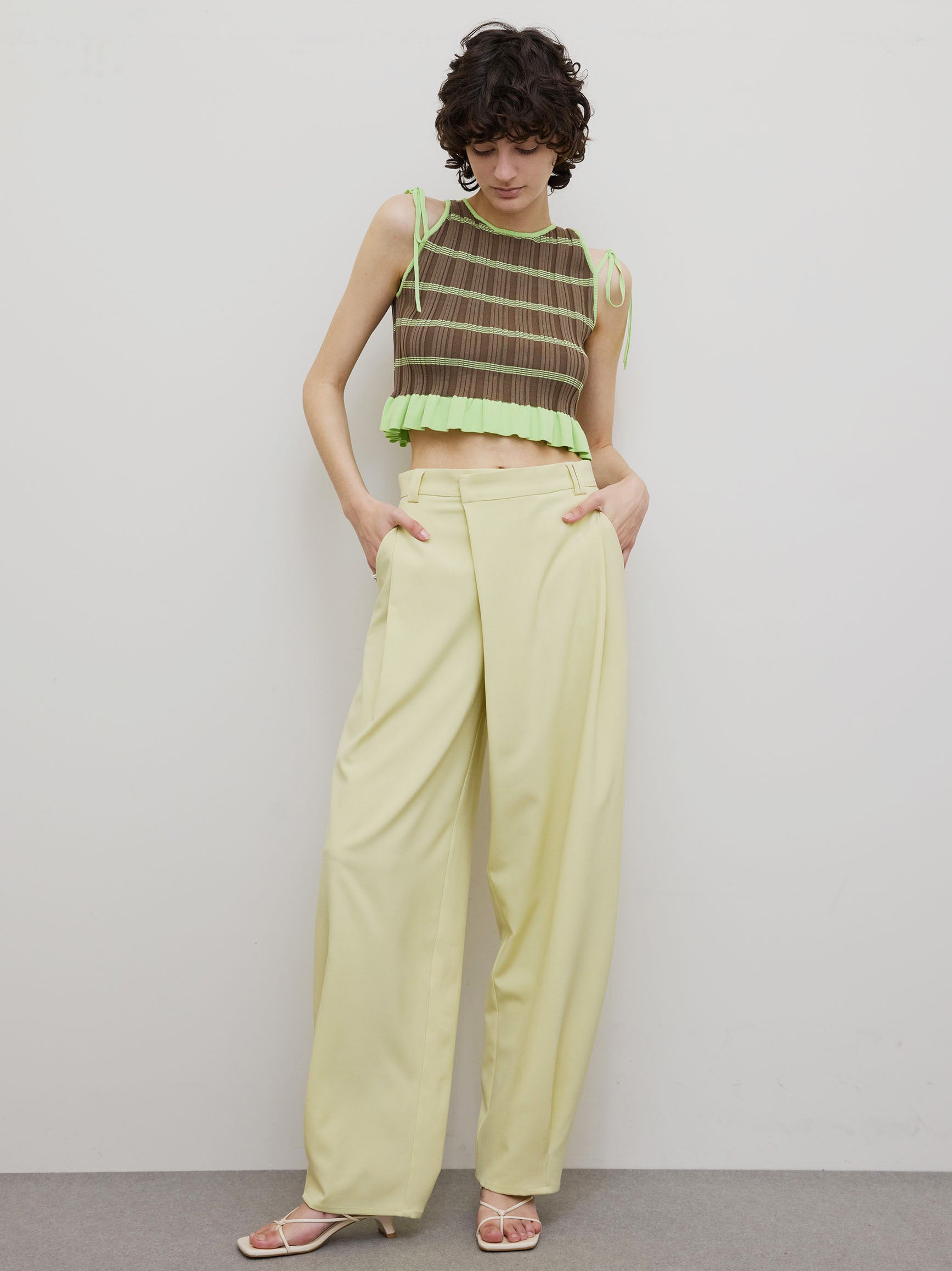 MEDI WIDE TUCK BONTAN PANTS