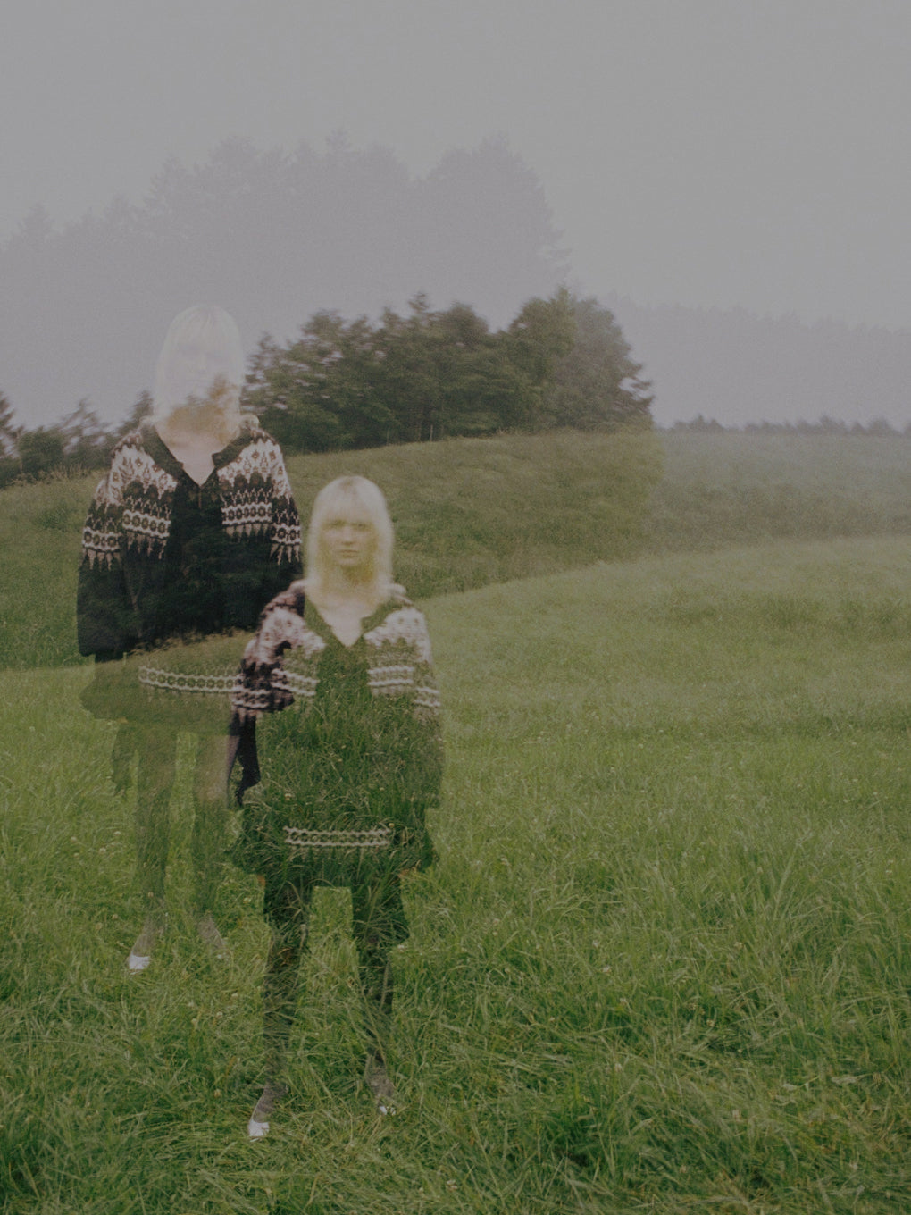 UND 2WAY LADY NORDIC KNIT CARDIGAN