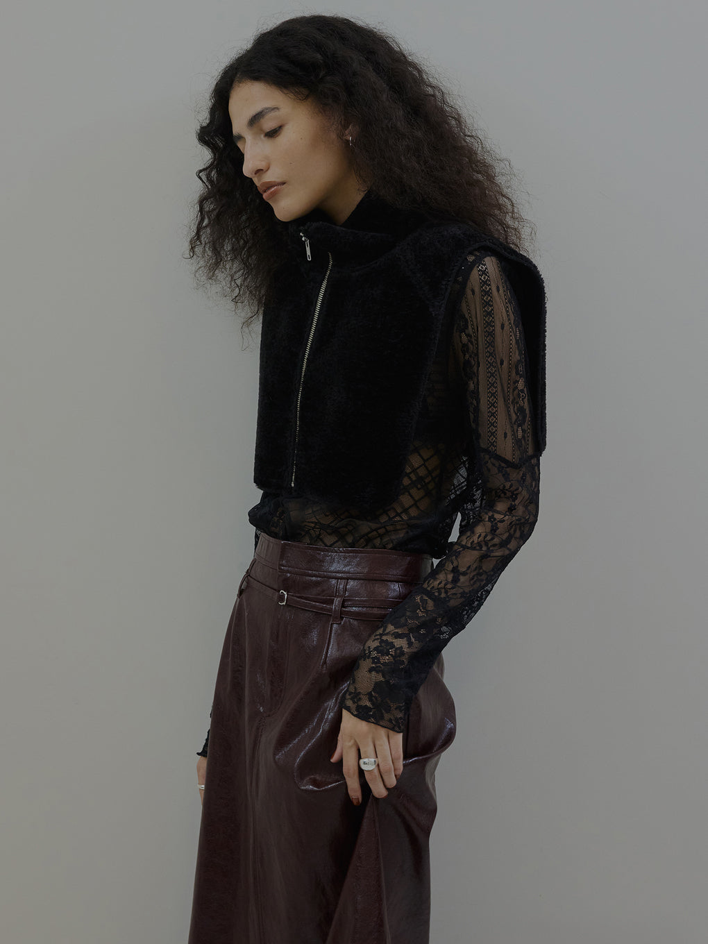 BOA HIGH NECK BOLERO
