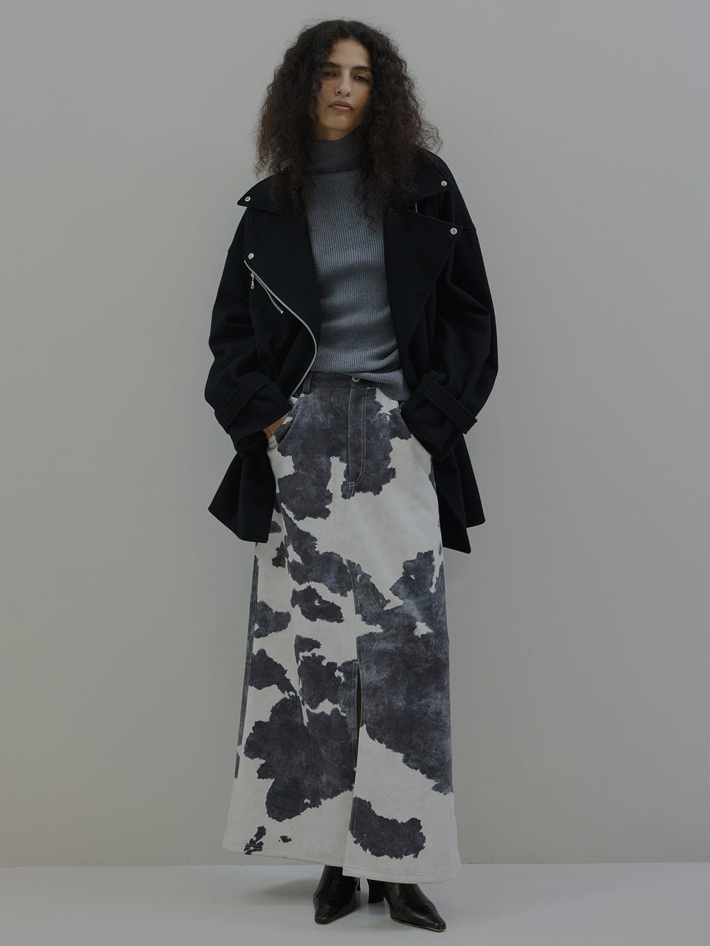 WOOL RIDERS COAT