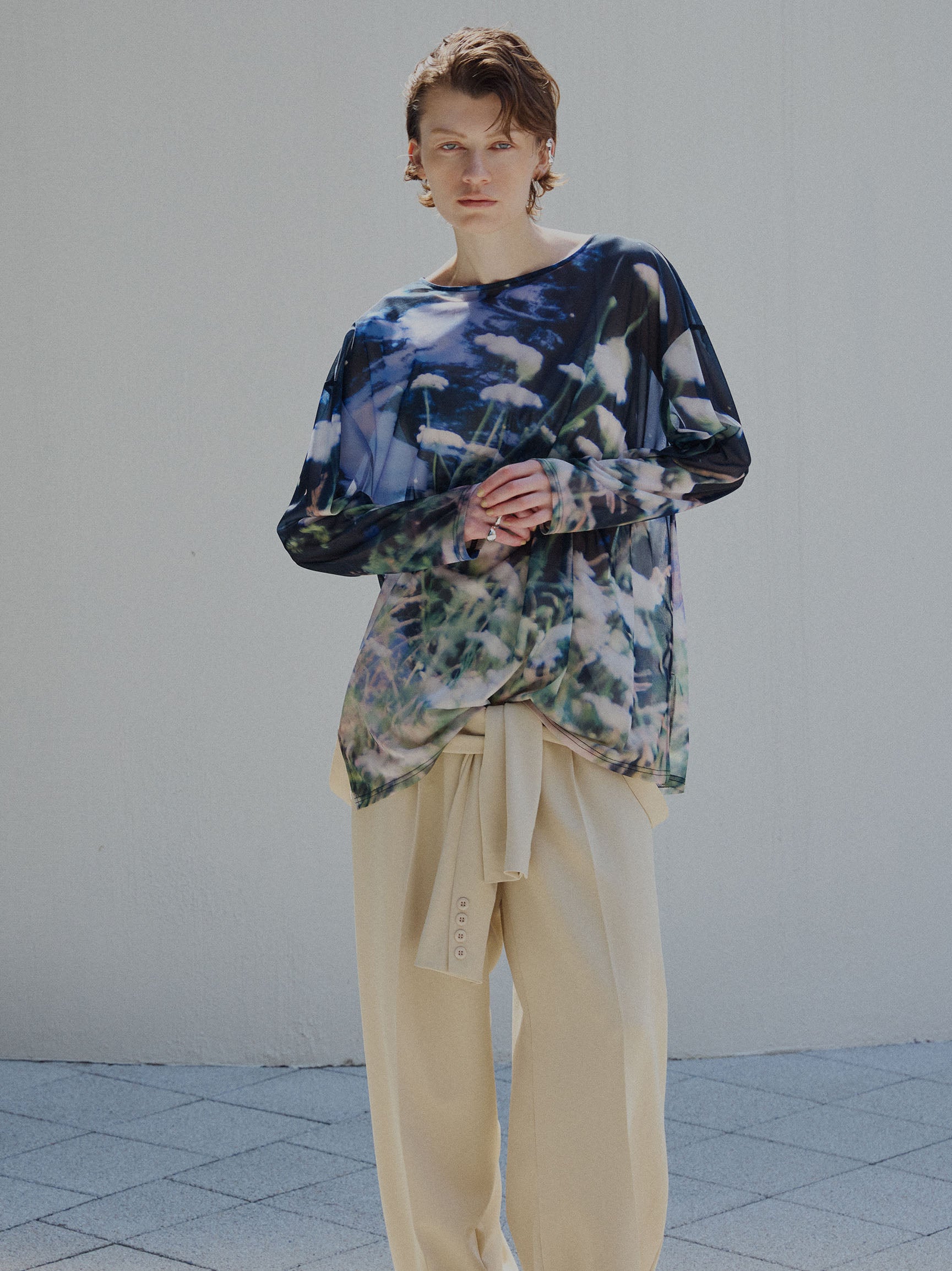 Silvia Conde Oliván×Ameri SHEER TOP