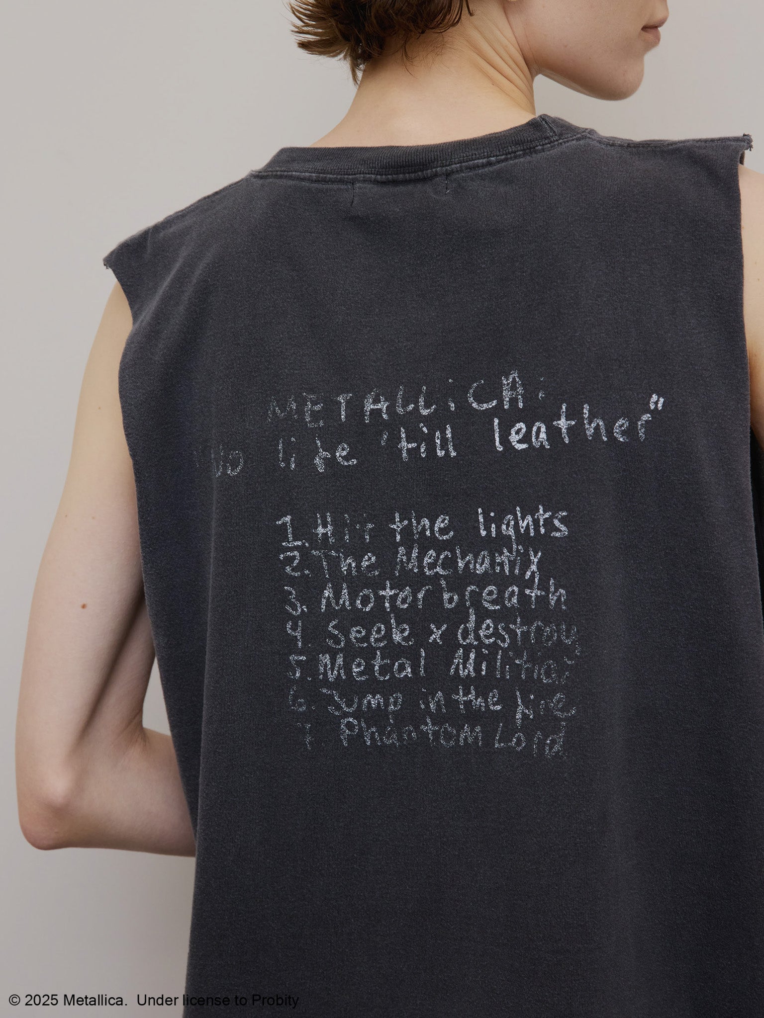 MEDI METALLICA BLK NS TEE