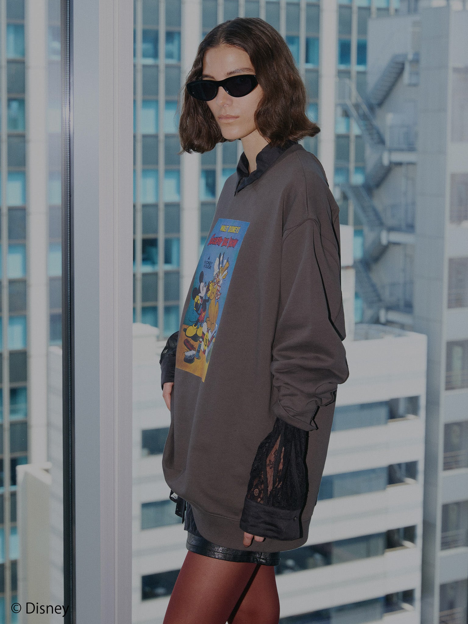 DISNEY/VINTAGE POSTER SWEAT