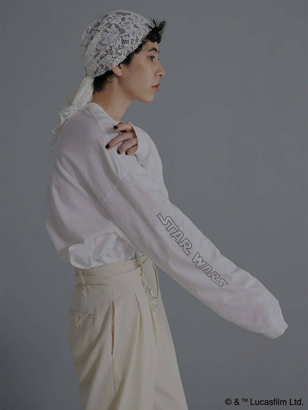 STAR WARS / WHITE LS TEE