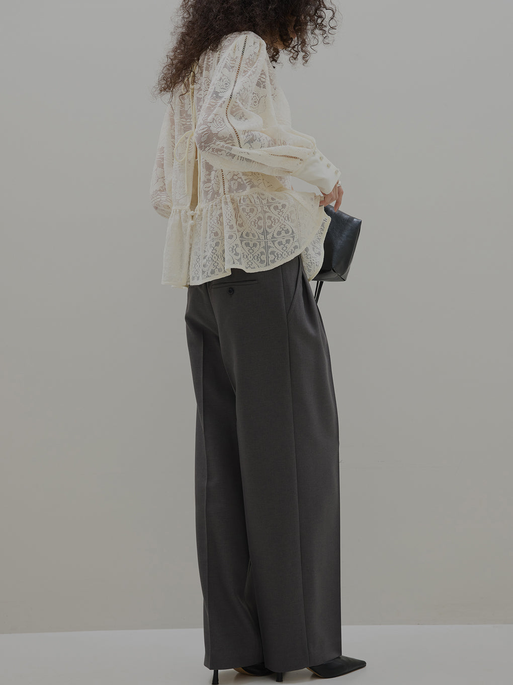 2WAY LACE PEPLUM BLOUSE