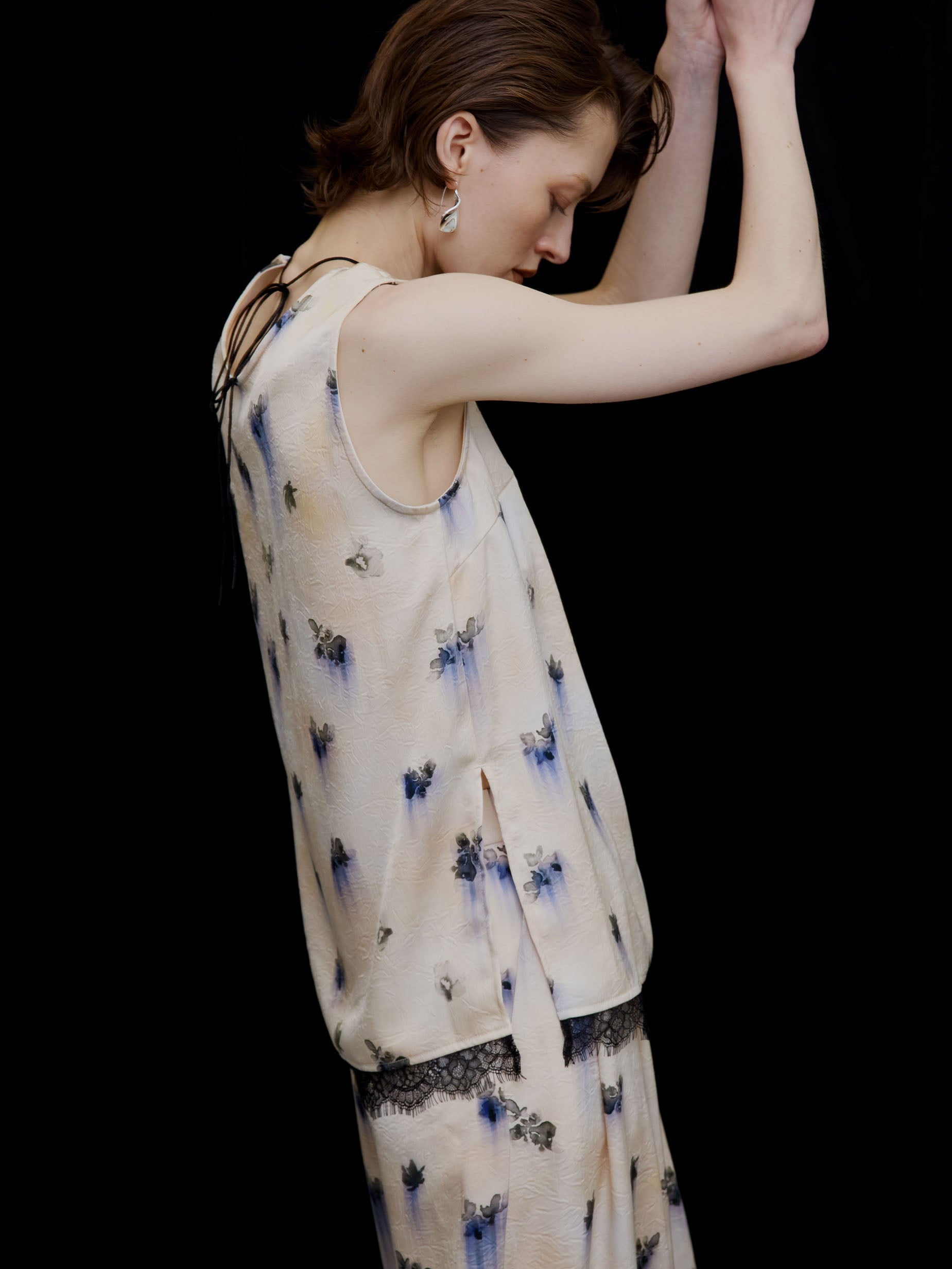 CLARA SATIN TANK TOP
