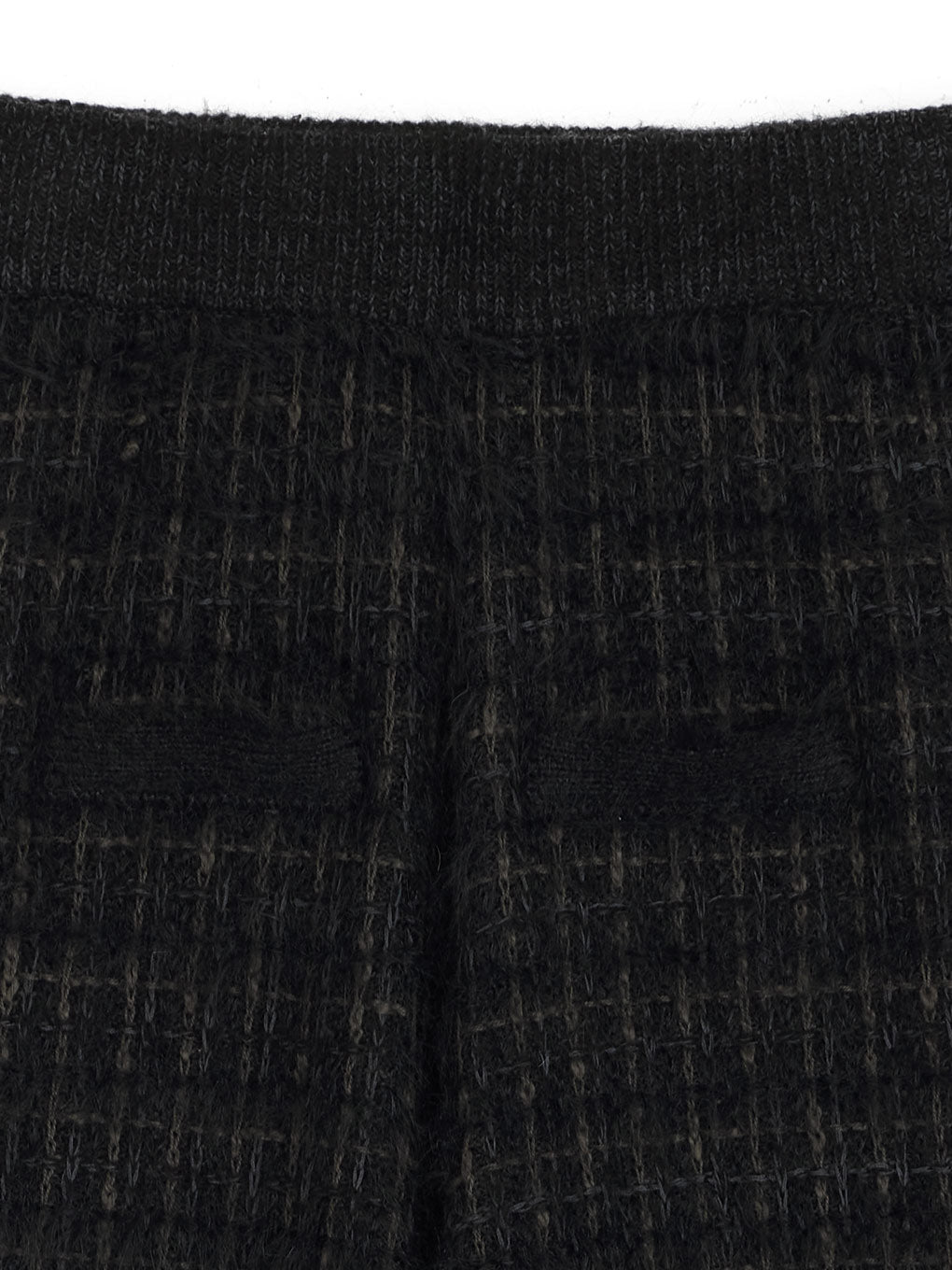 TWEED FRINGE KNIT PANTS
