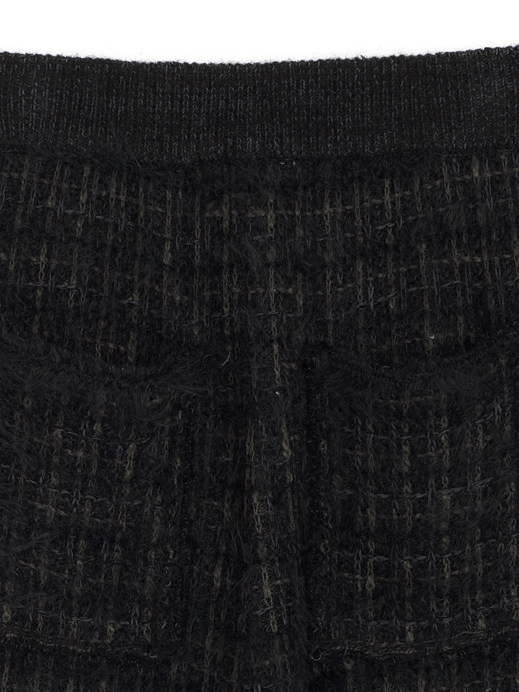 TWEED FRINGE KNIT PANTS