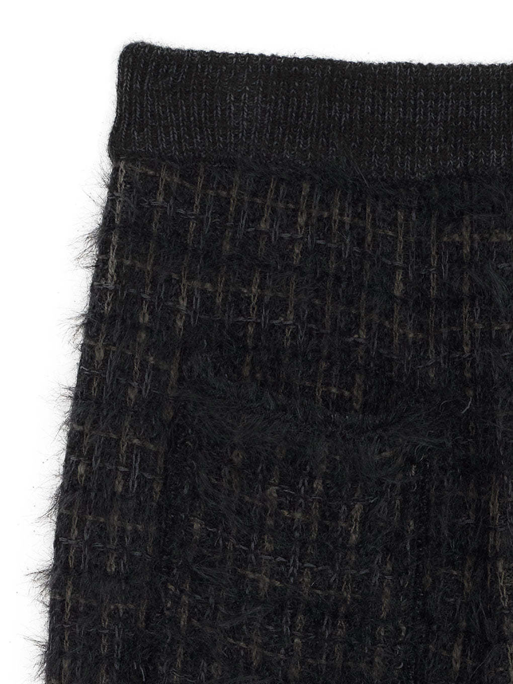 TWEED FRINGE KNIT PANTS