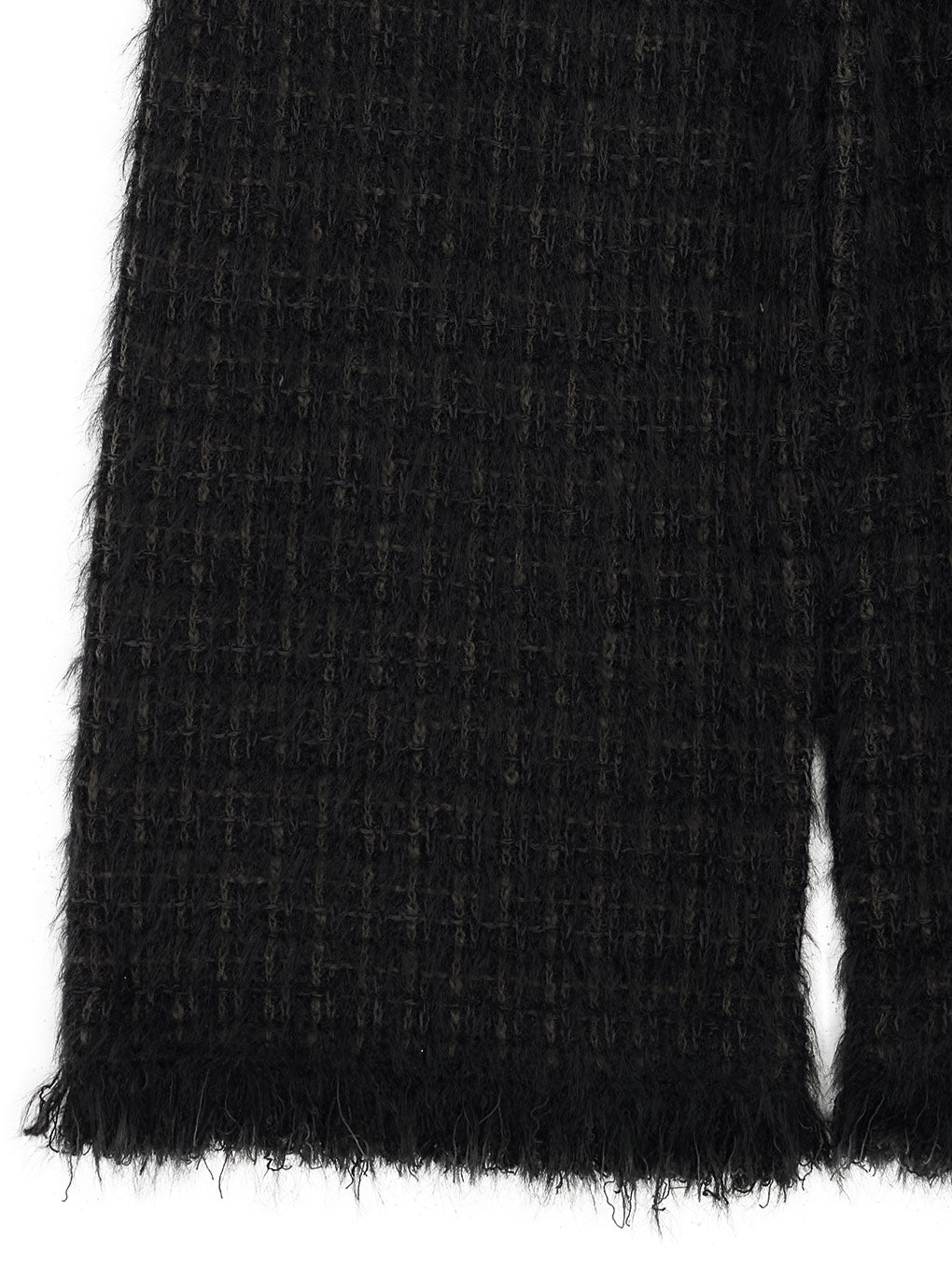 TWEED FRINGE KNIT PANTS
