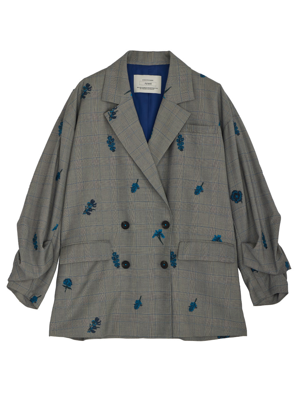CHECK FLOWER PAPA JACKET