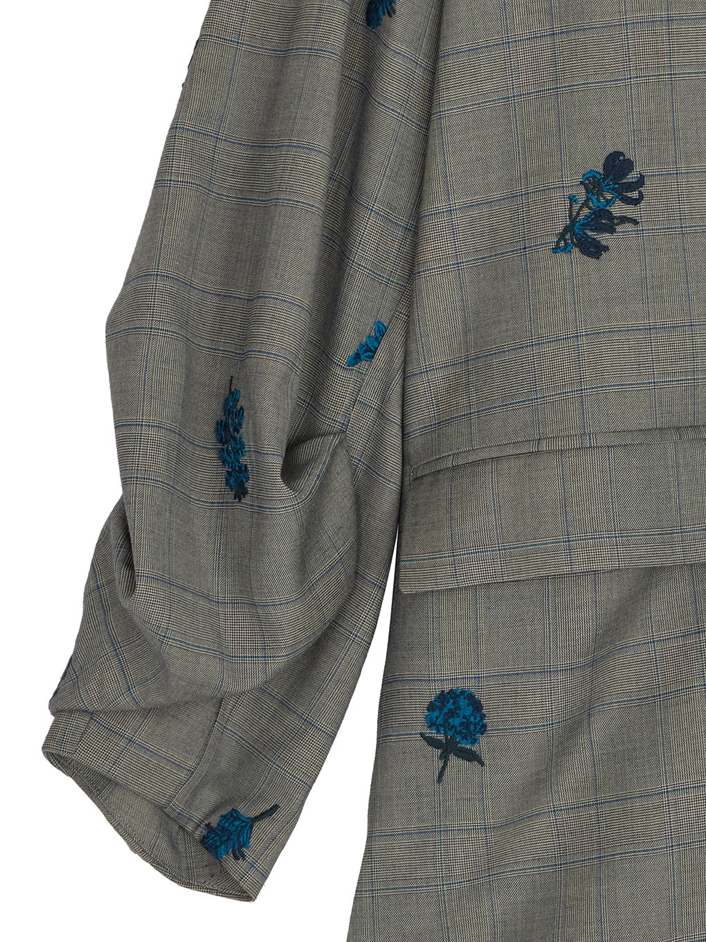 CHECK FLOWER PAPA JACKET