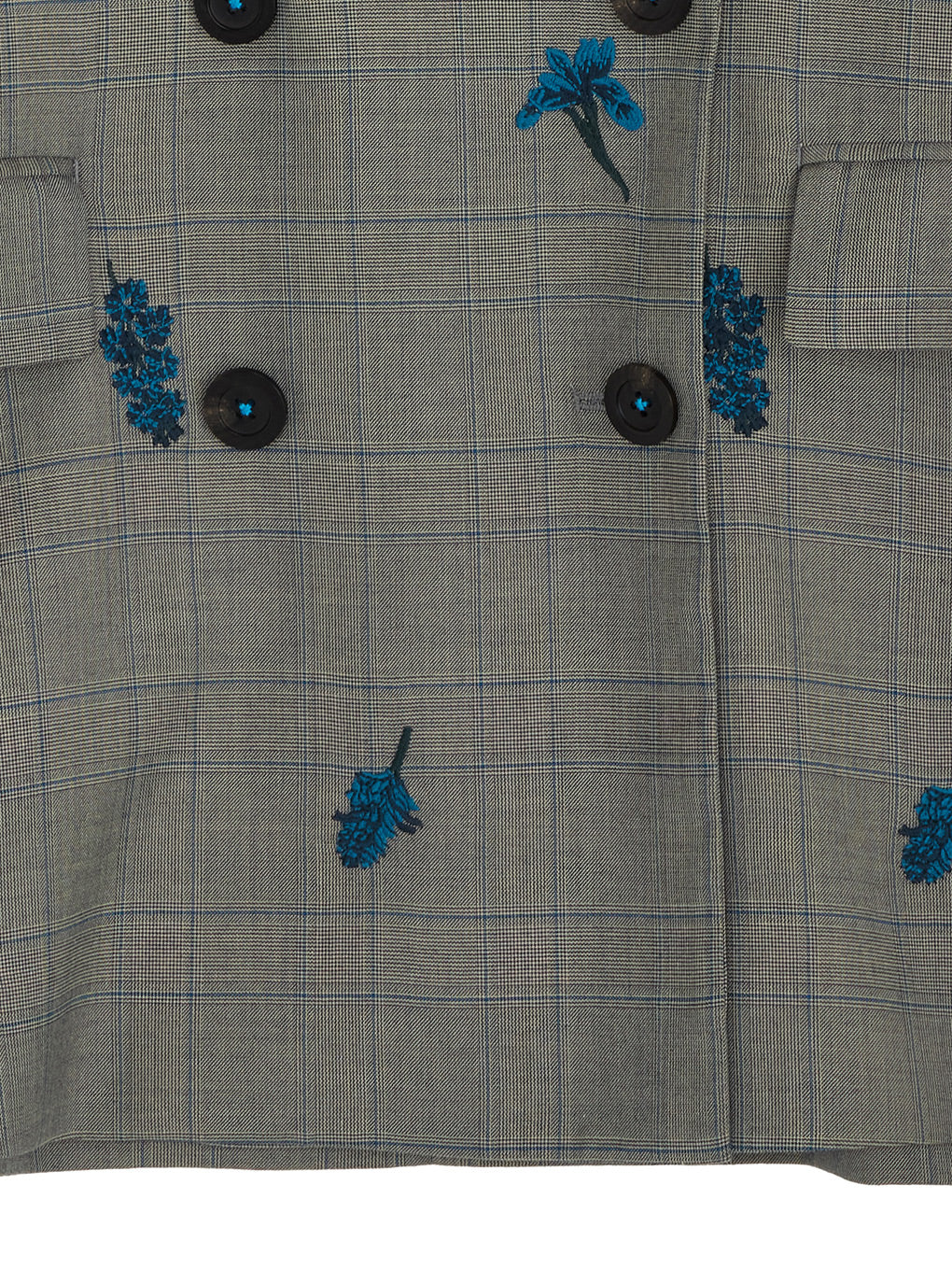 CHECK FLOWER PAPA JACKET