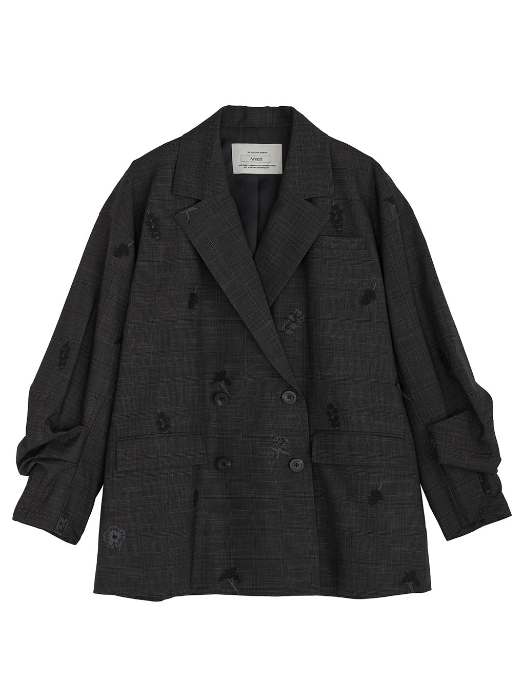 CHECK FLOWER PAPA JACKET