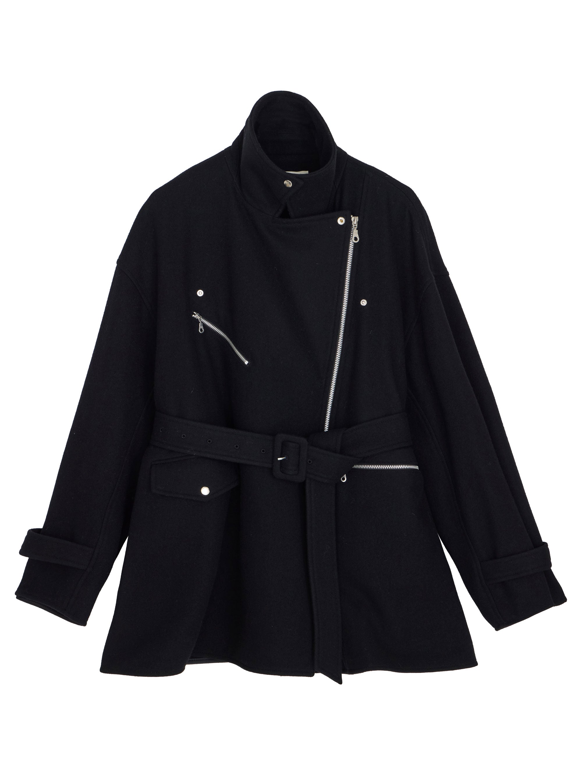WOOL RIDERS COAT
