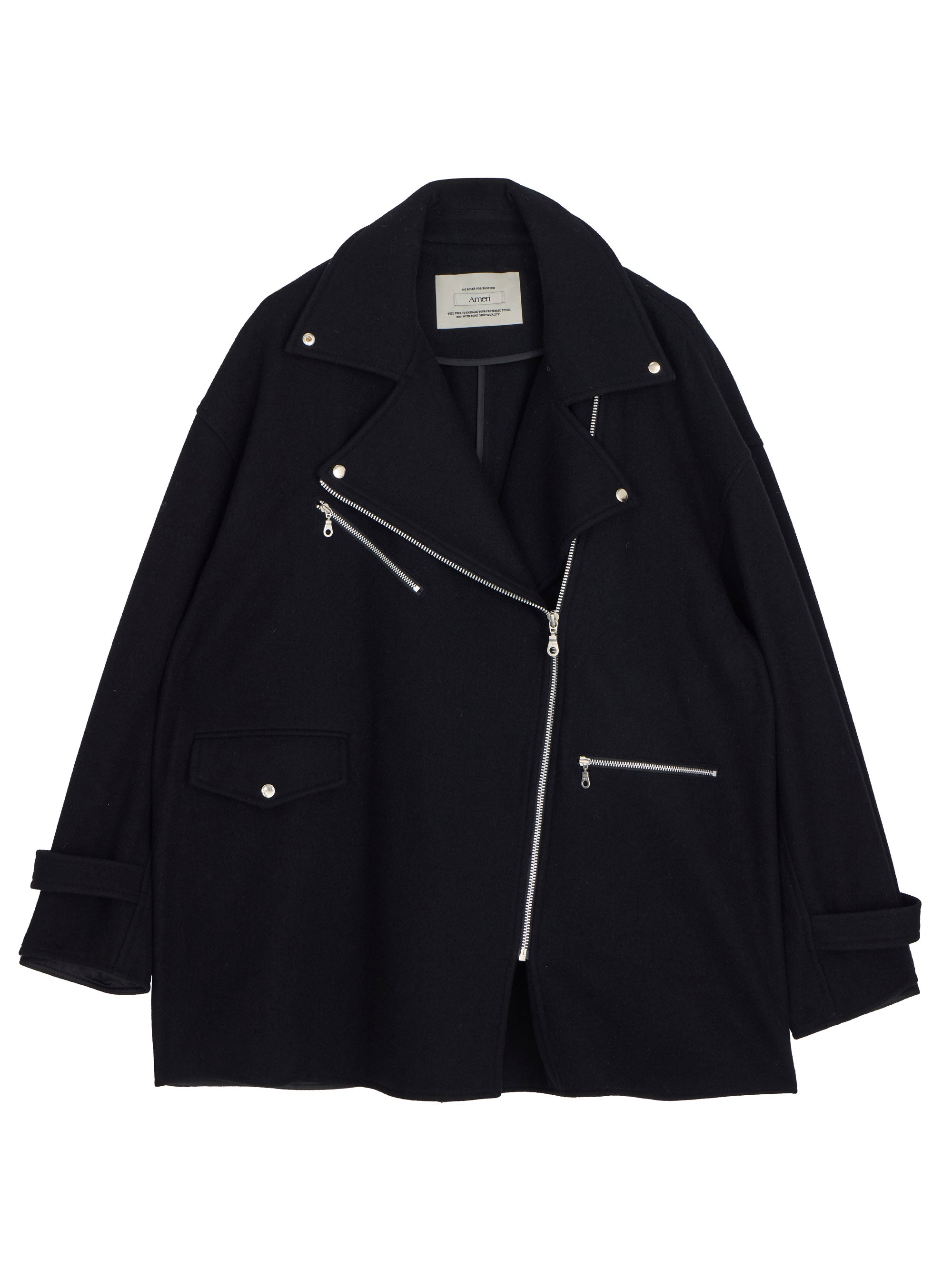 WOOL RIDERS COAT