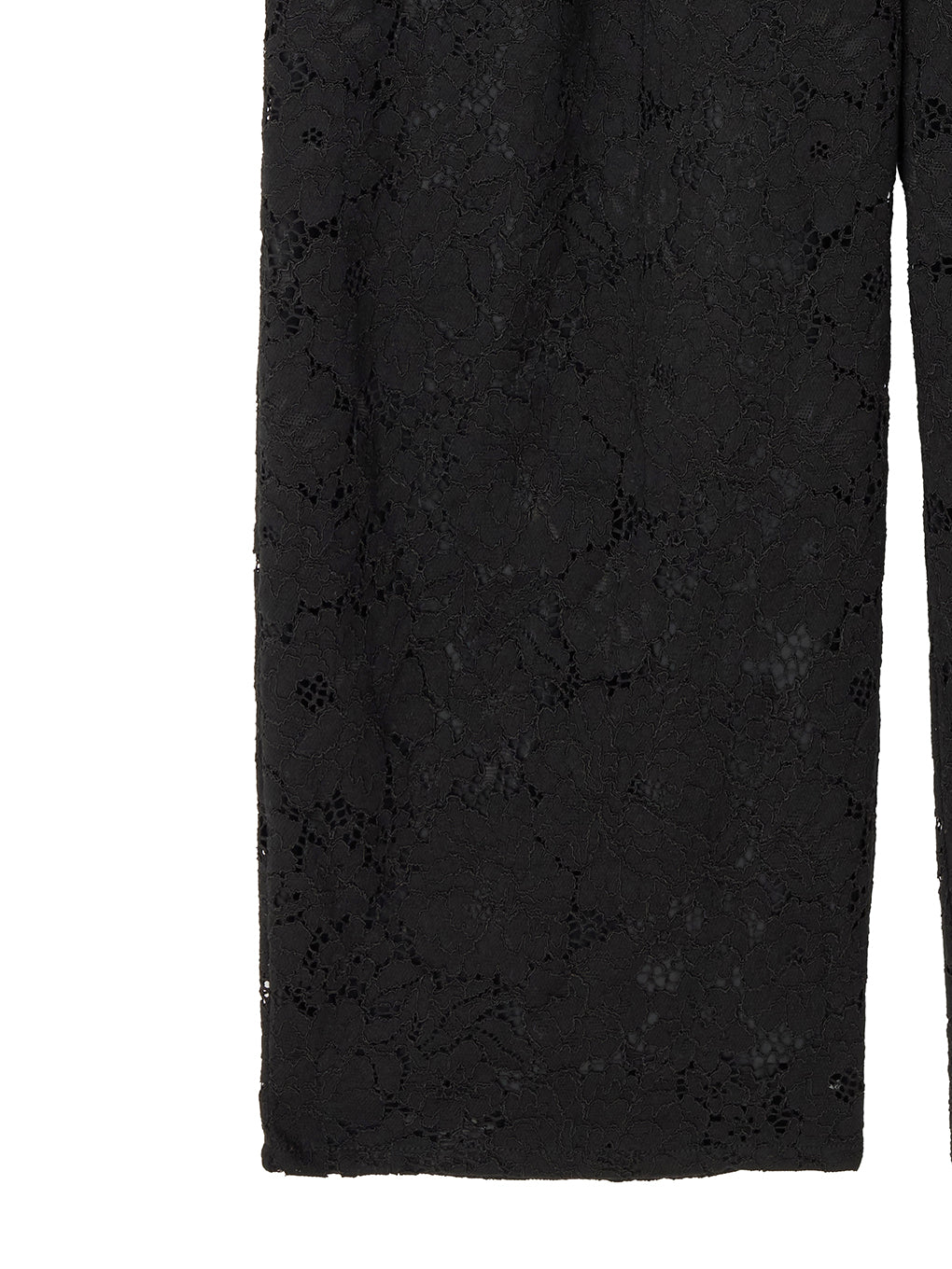 LACE GATHER CURVE PANTS