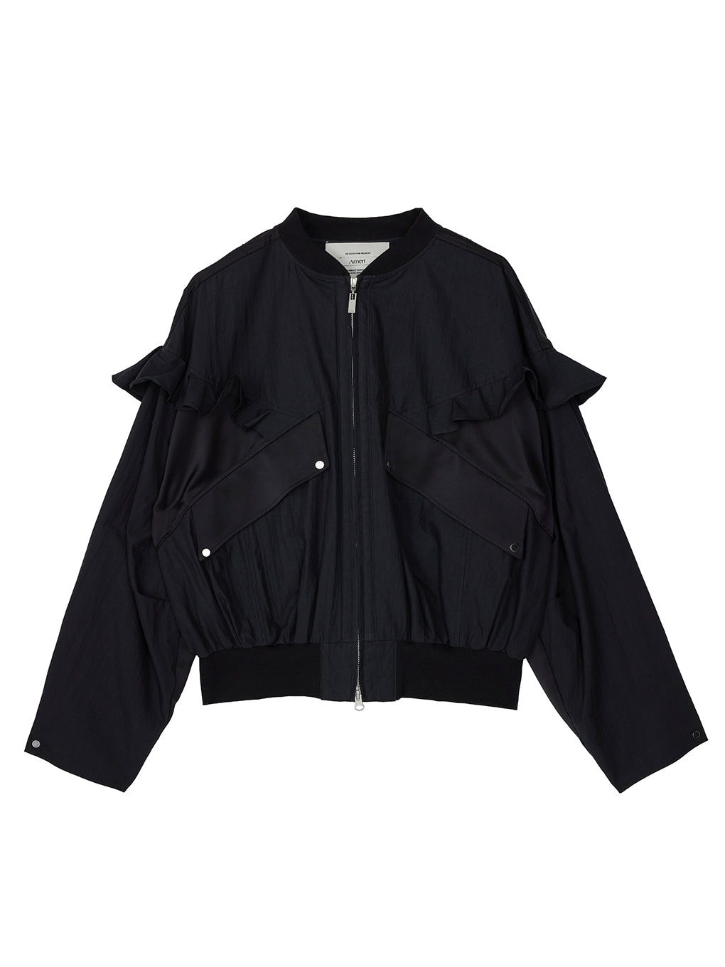 MILITARY NYLON FRILL BLOUSON