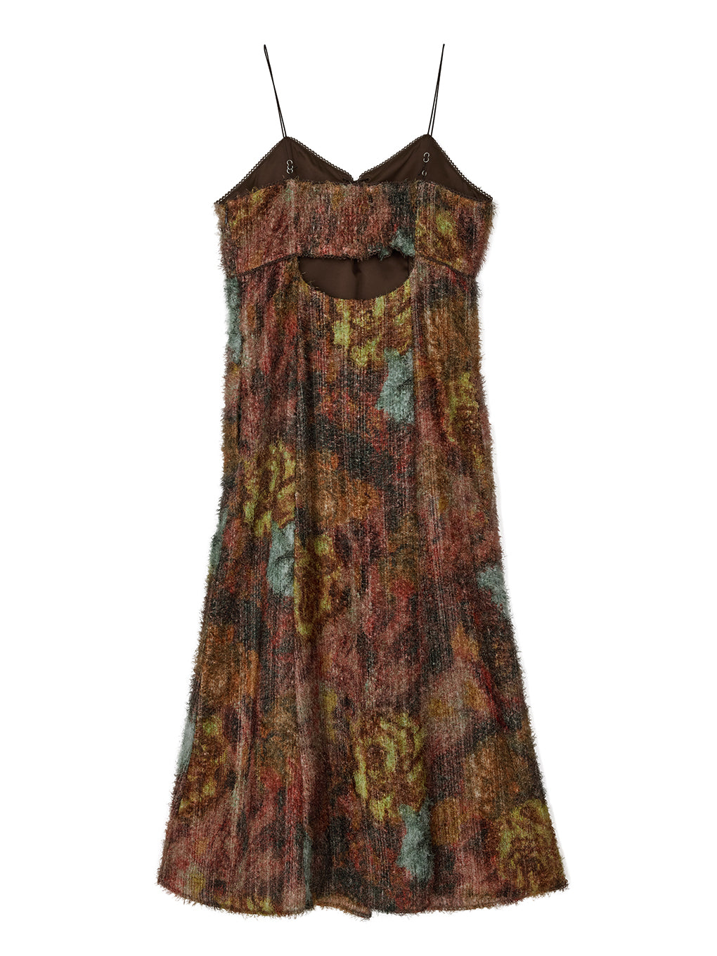 WOVEN PATTERN FLOWER DRESS