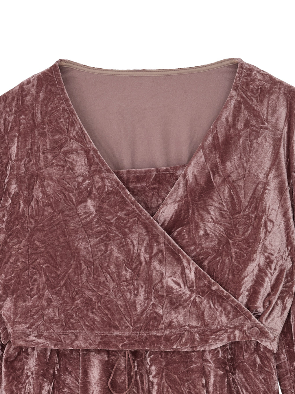 VELOUR LAYERED CUT TOP