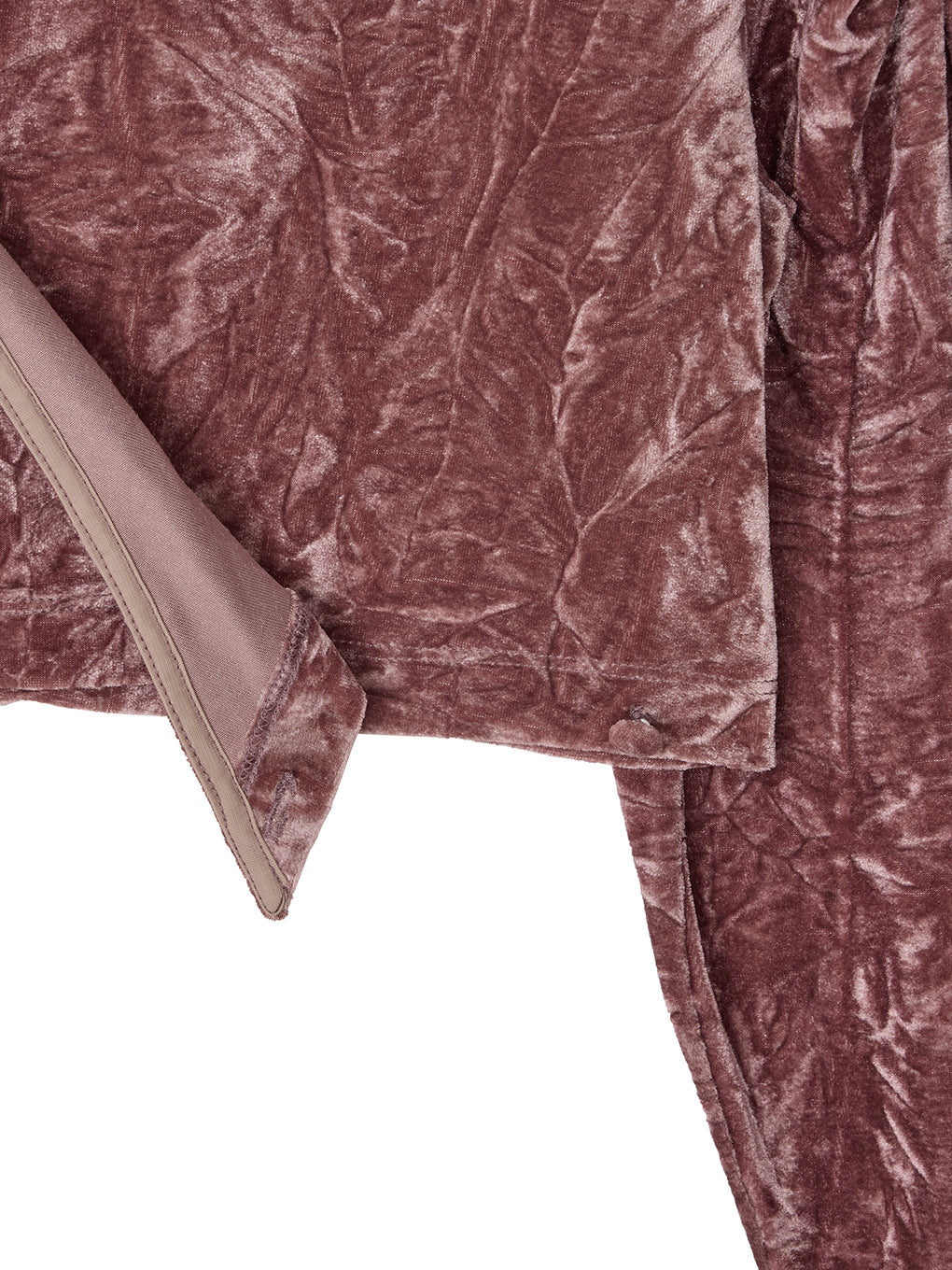 VELOUR LAYERED CUT TOP