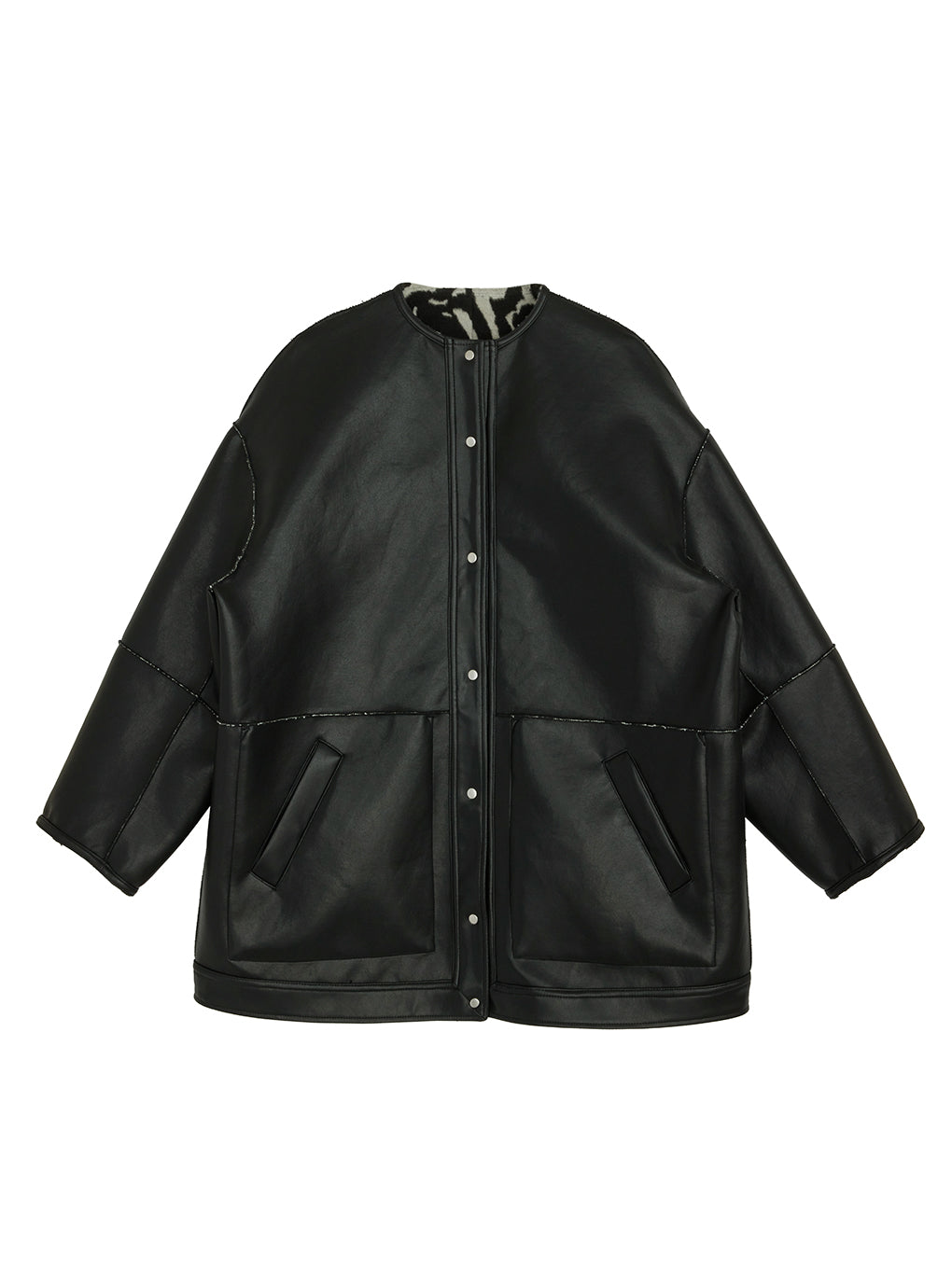 REVERSIBLE LOUD PATTERN COAT