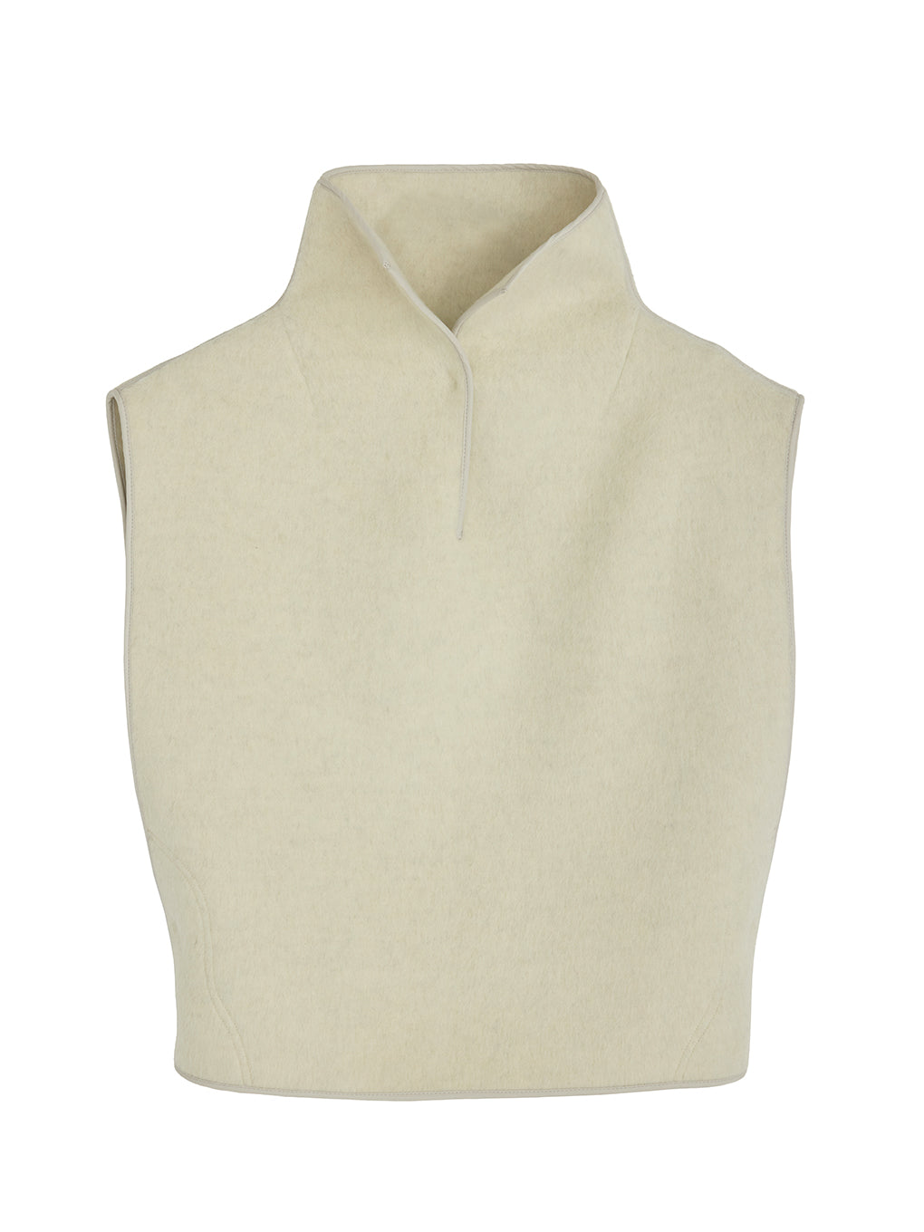 COMPACT WOOL BLEND VEST