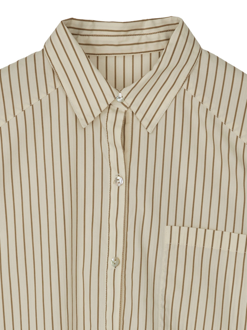 LOW WAIST FLARE SHIRT