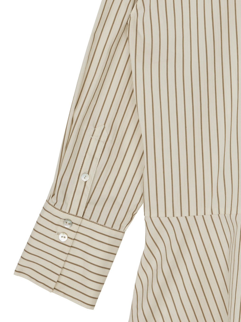 LOW WAIST FLARE SHIRT
