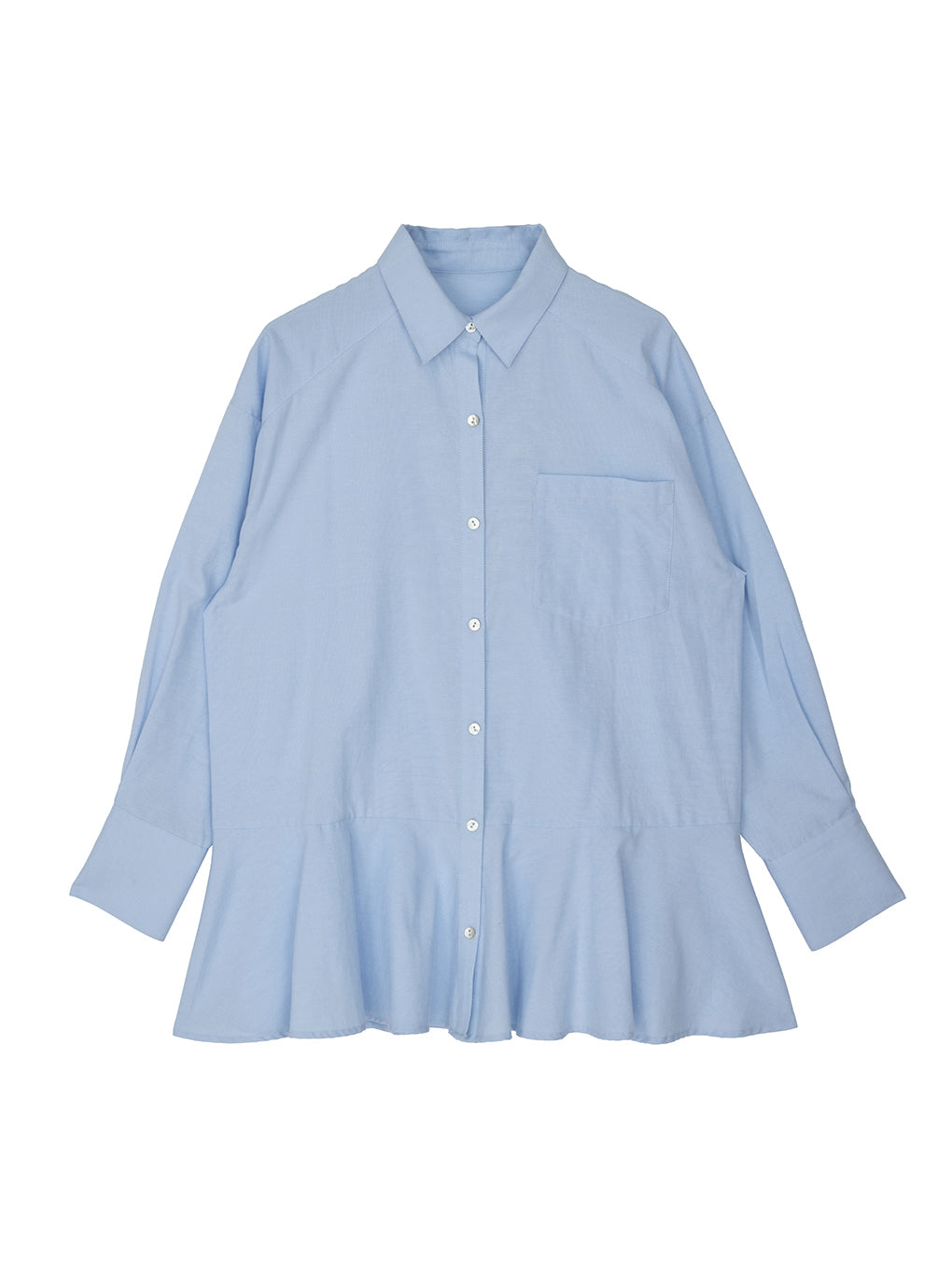 LOW WAIST FLARE SHIRT
