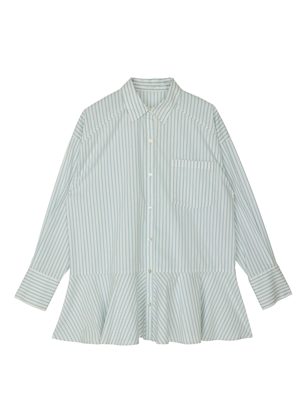 LOW WAIST FLARE SHIRT