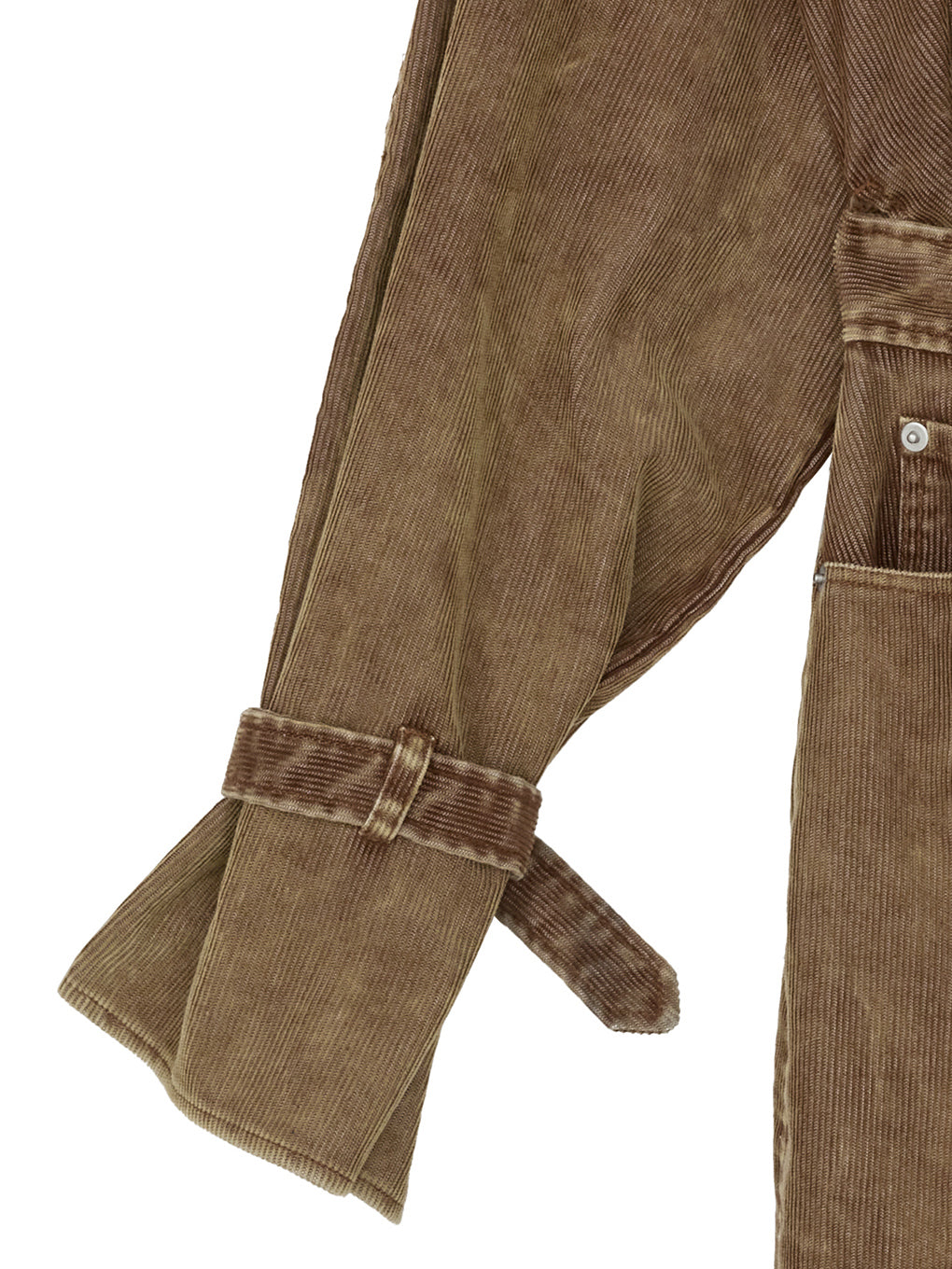 TRENCH LIKE CORDUROY DRESS