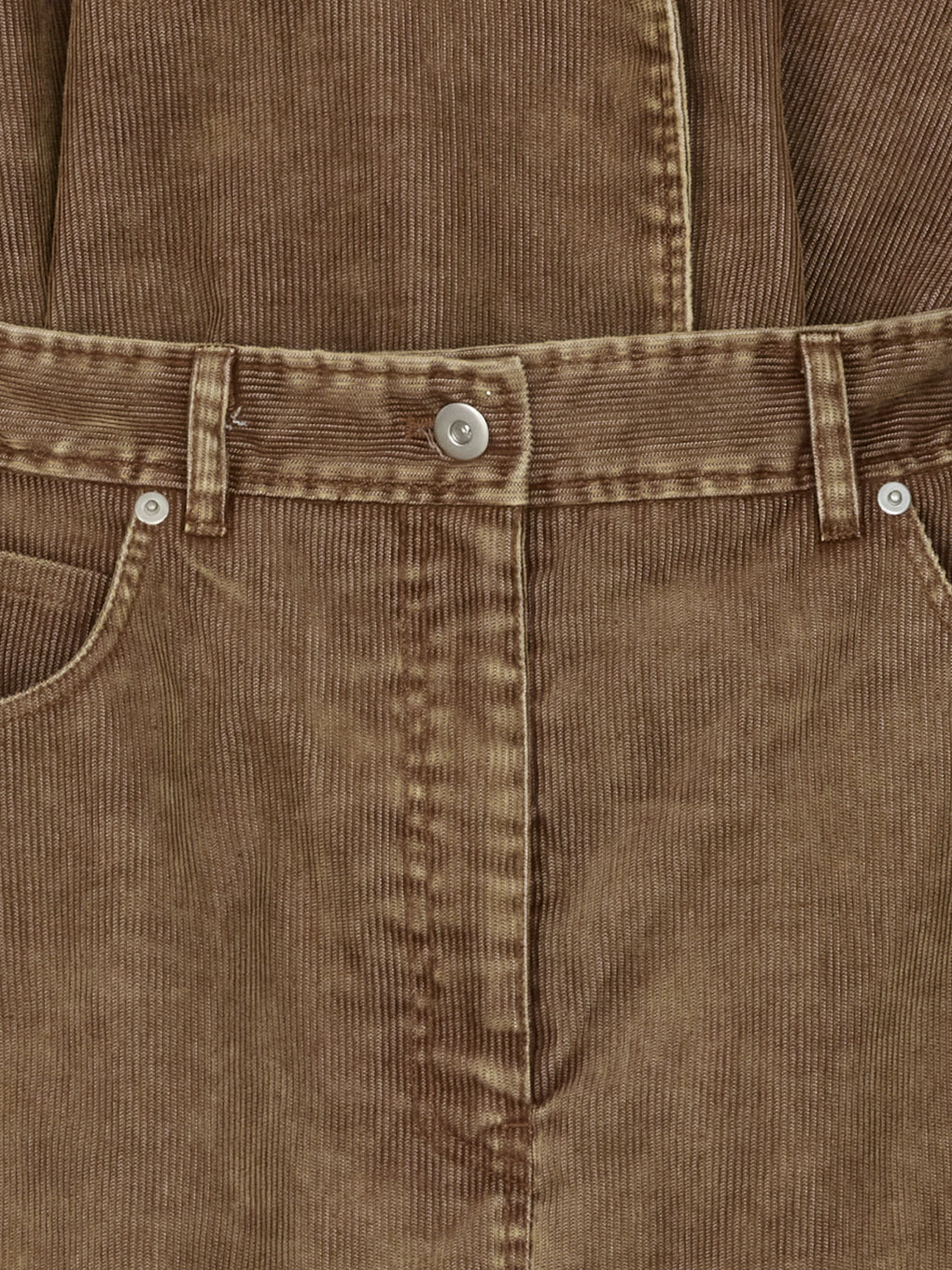TRENCH LIKE CORDUROY DRESS