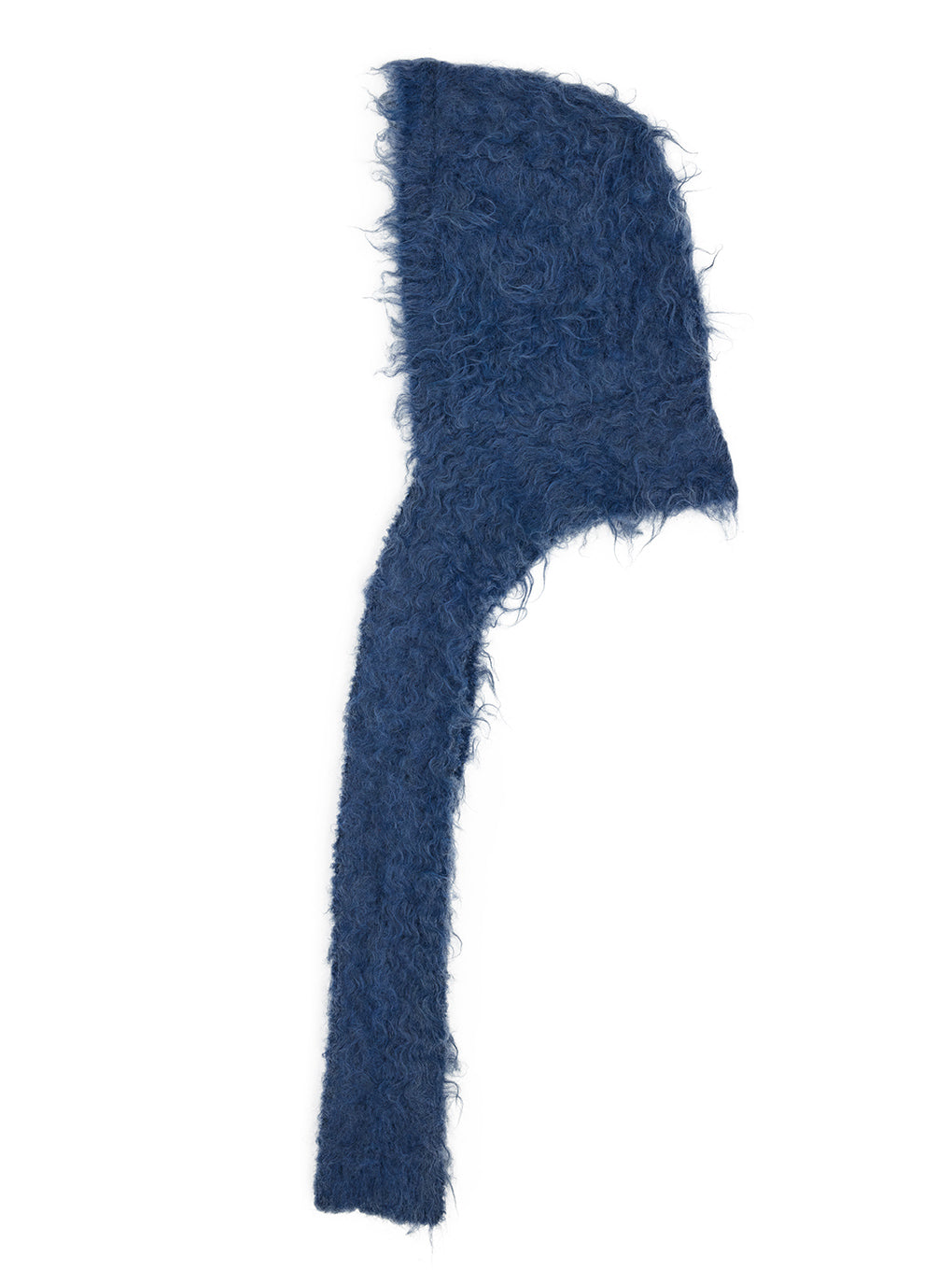 SHAGGY HOODED KNIT MUFFLER