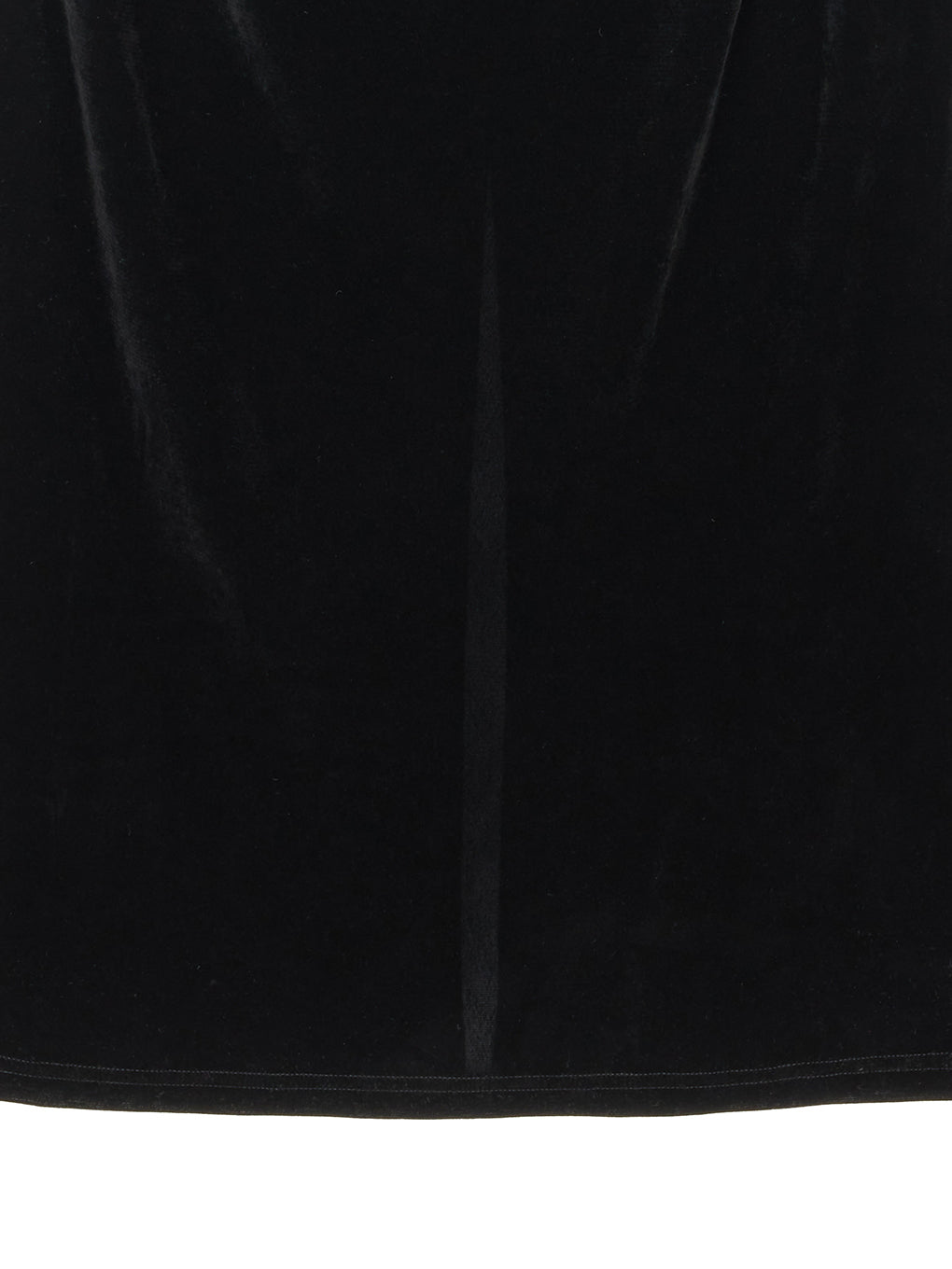 DRAPE CURVE VELOUR DRESS