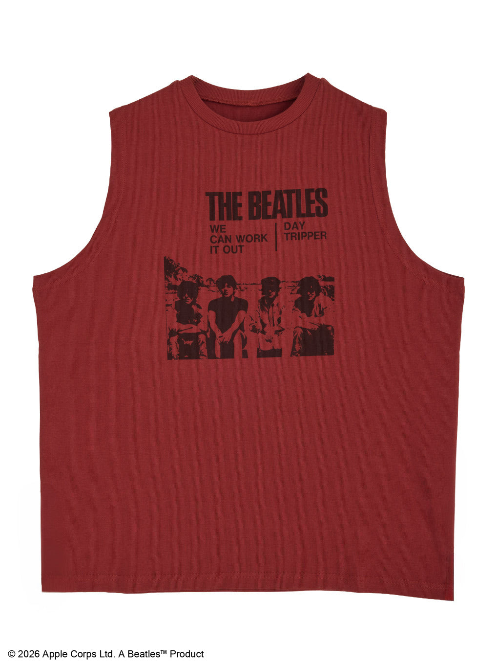 THE BEATLES × Ameri RIB TANK TOP