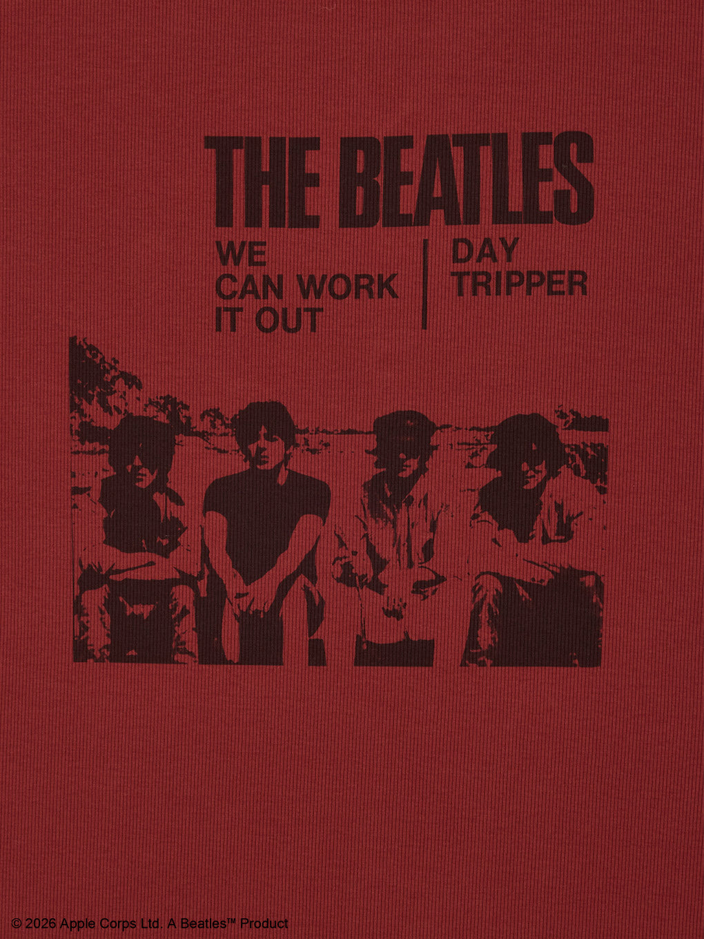 THE BEATLES × Ameri RIB TANK TOP