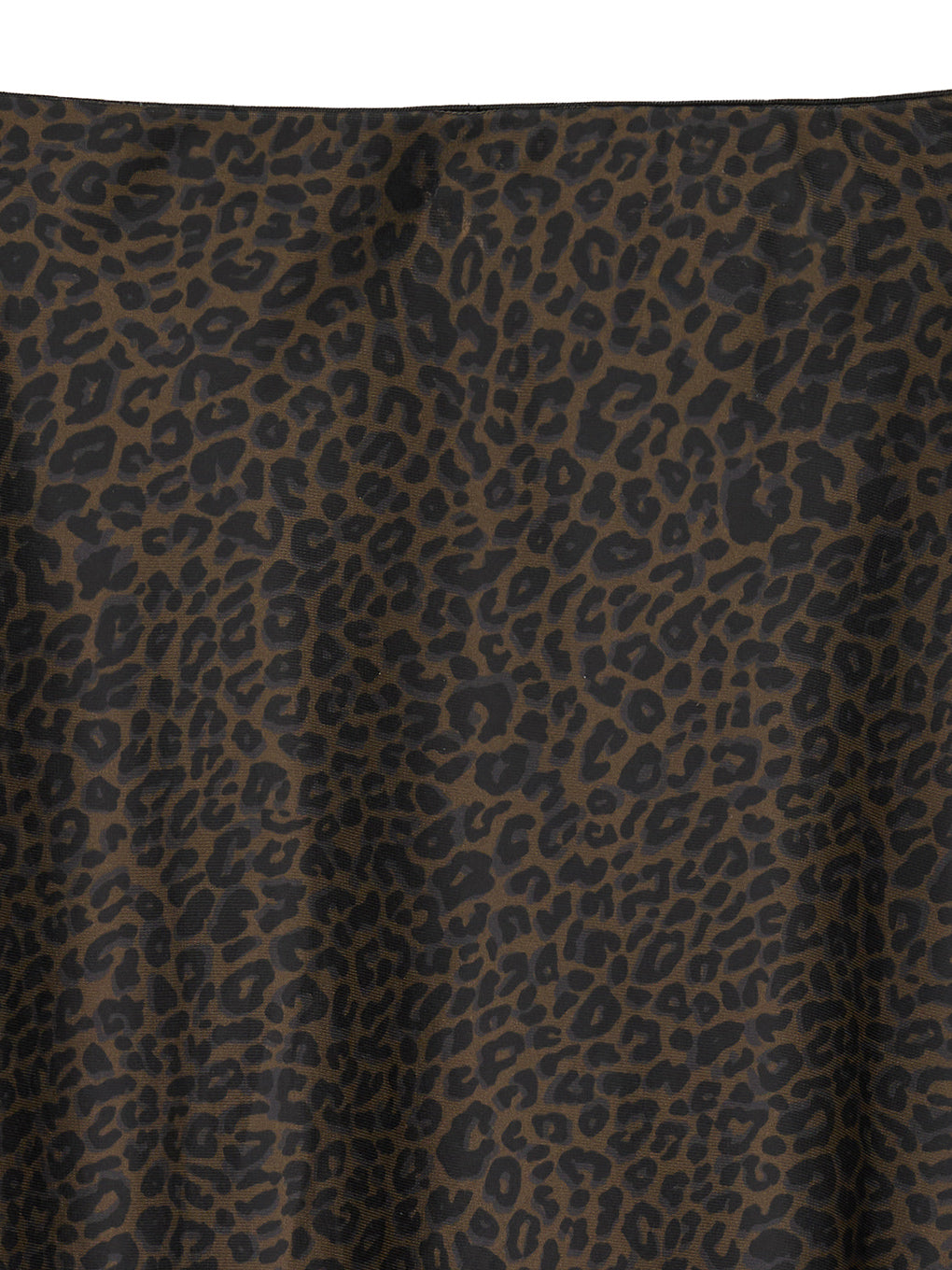 LEOPARD BIAS NARROW SKIRT
