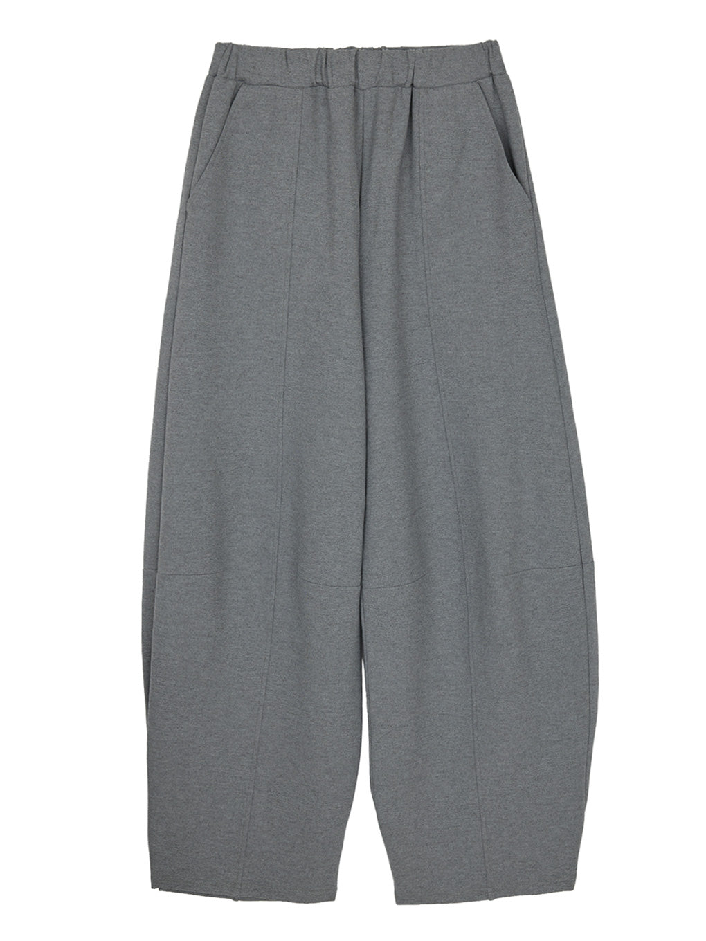 2WAY HEM BUTTON BARREL PANTS