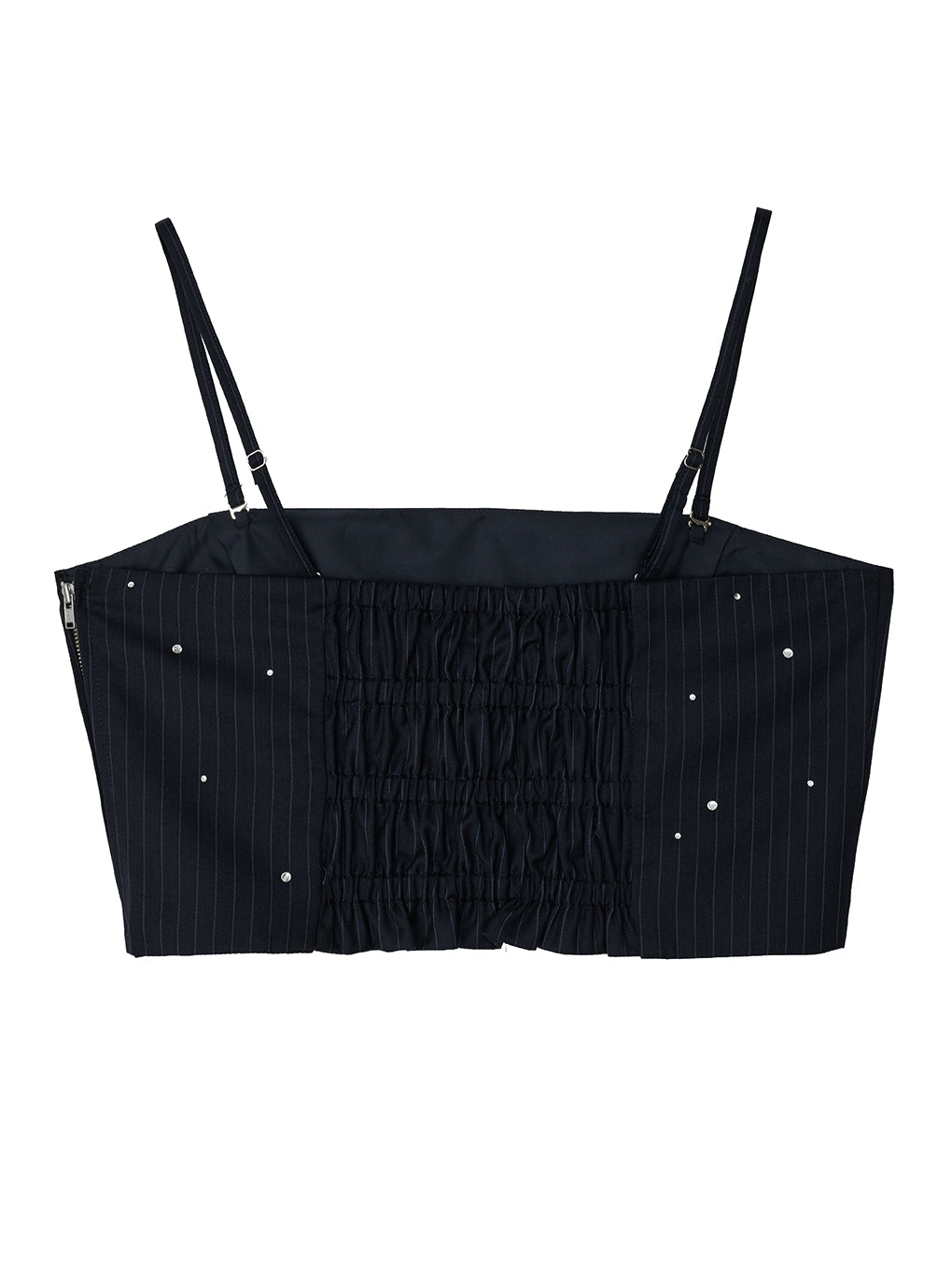 HOTFIX PINSTRIPE BUSTIER SET PANTS