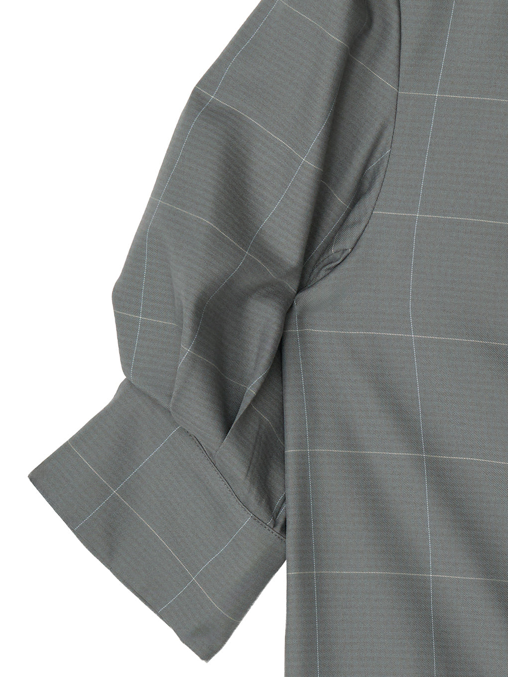 YARN DYED CHECK LAYERED VEST SHIRT