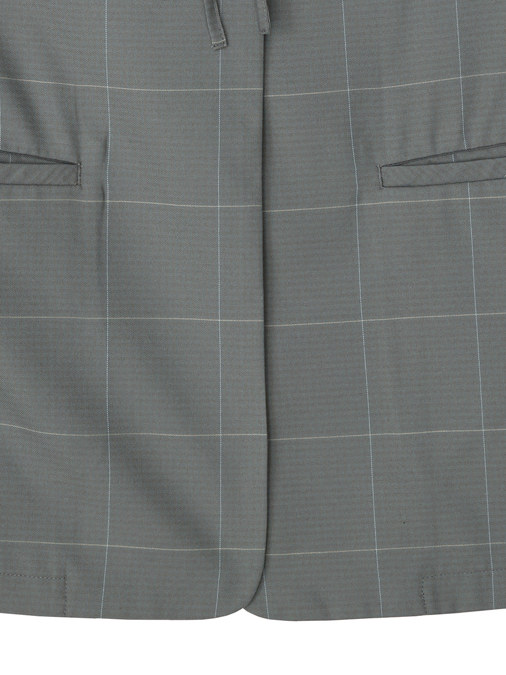 YARN DYED CHECK LAYERED VEST SHIRT