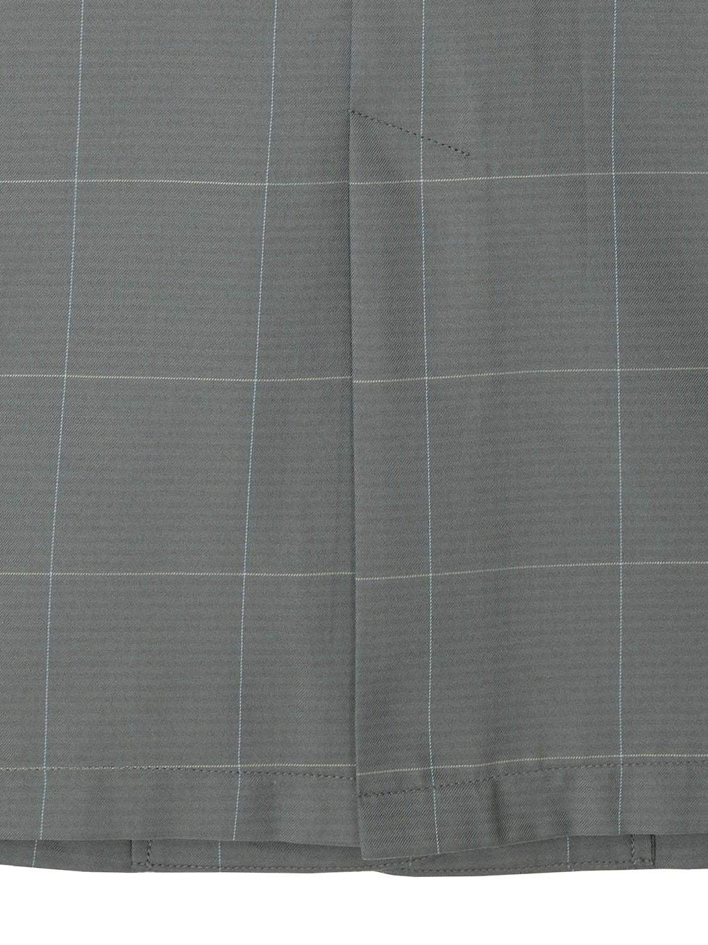 YARN DYED CHECK LAYERED VEST SHIRT